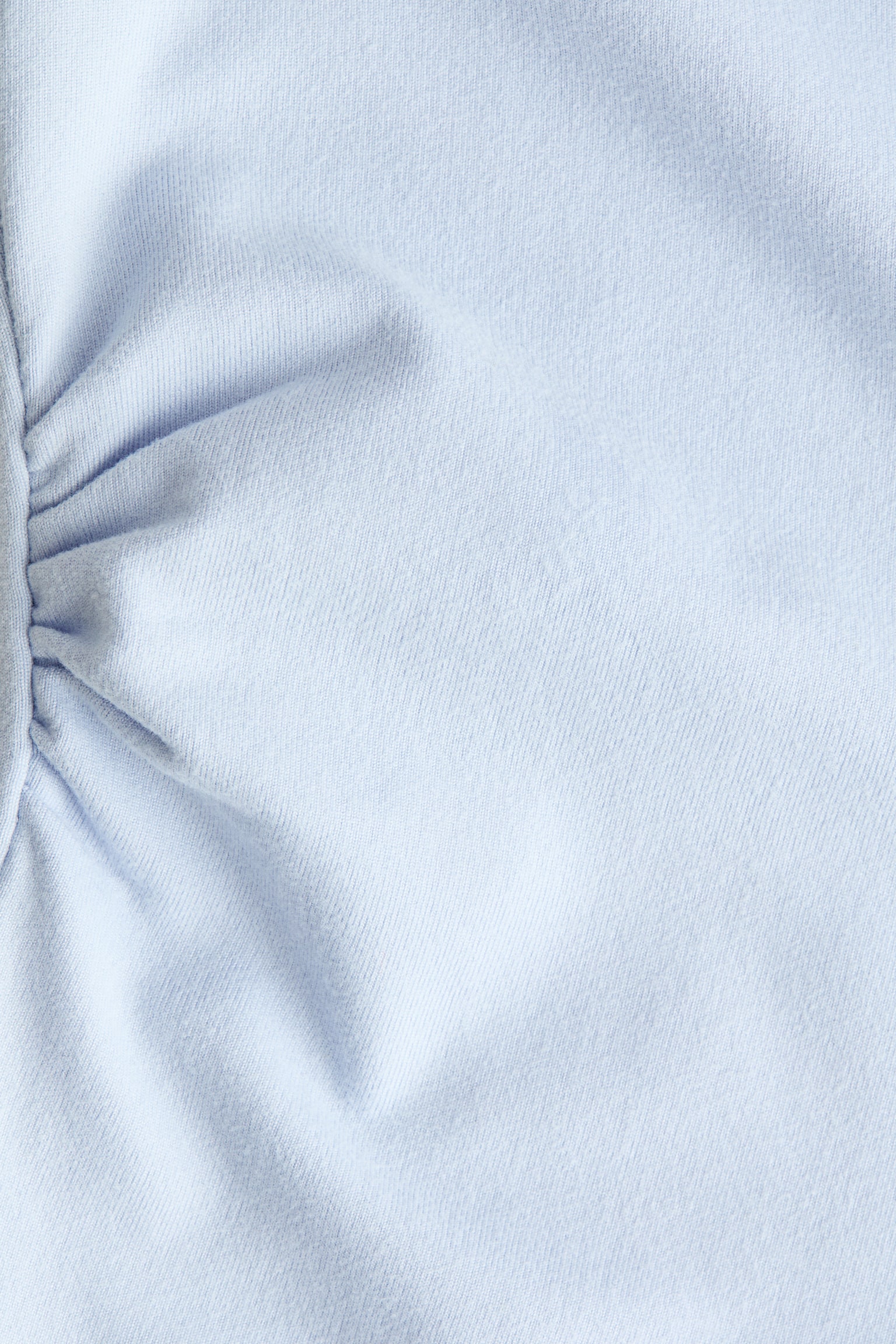 One-shoulder jersey top - Light blue/Cream/Polka dot/Light yellow - 2