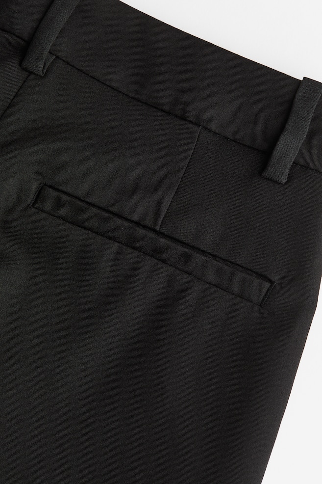 Pantalon de tailleur en twill - Noir/Beige - 10