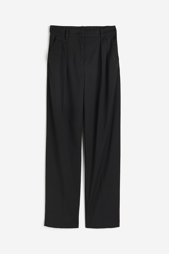 Hose im Tapered-Schnitt - Schwarz/Gelb - 1