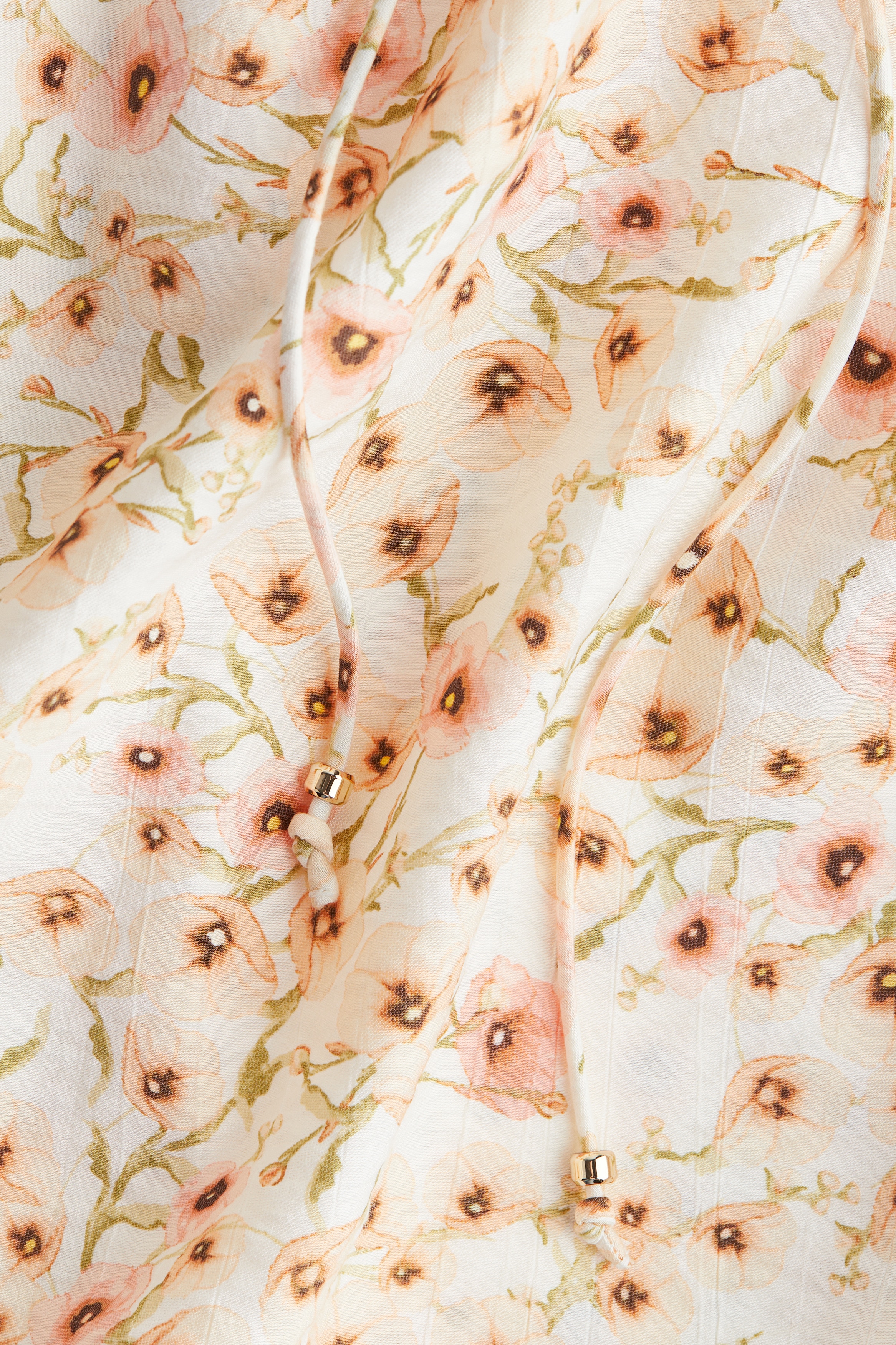 Butterfly-sleeved blouse