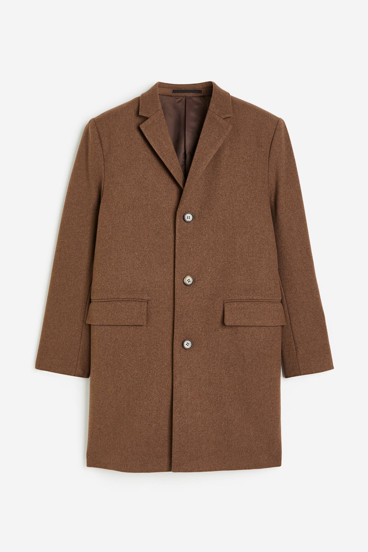 Men’s Brown Regular Fit Coat H&M CA