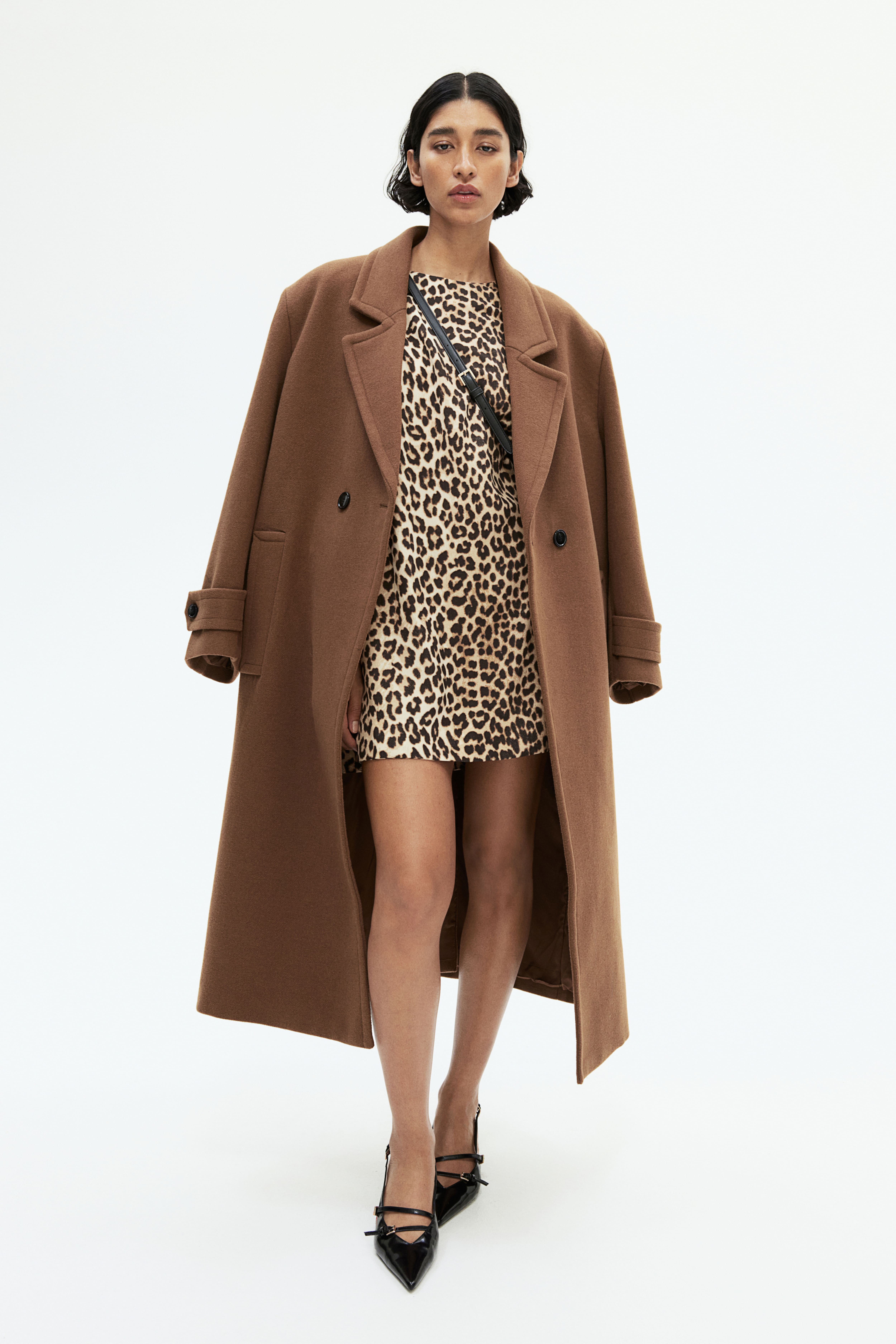 H&m dress leopard best sale