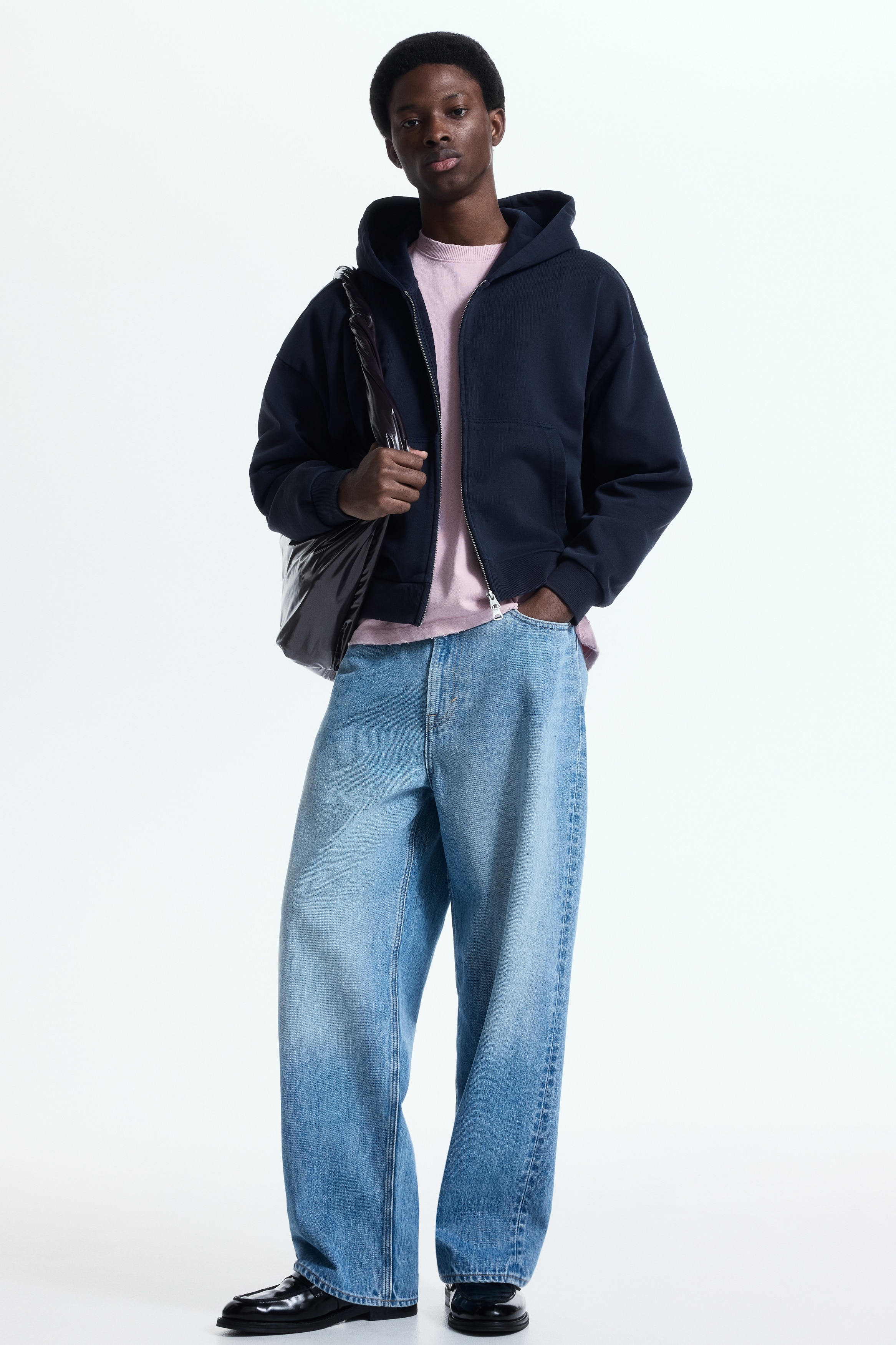Oversized Fit Zip-through hoodie