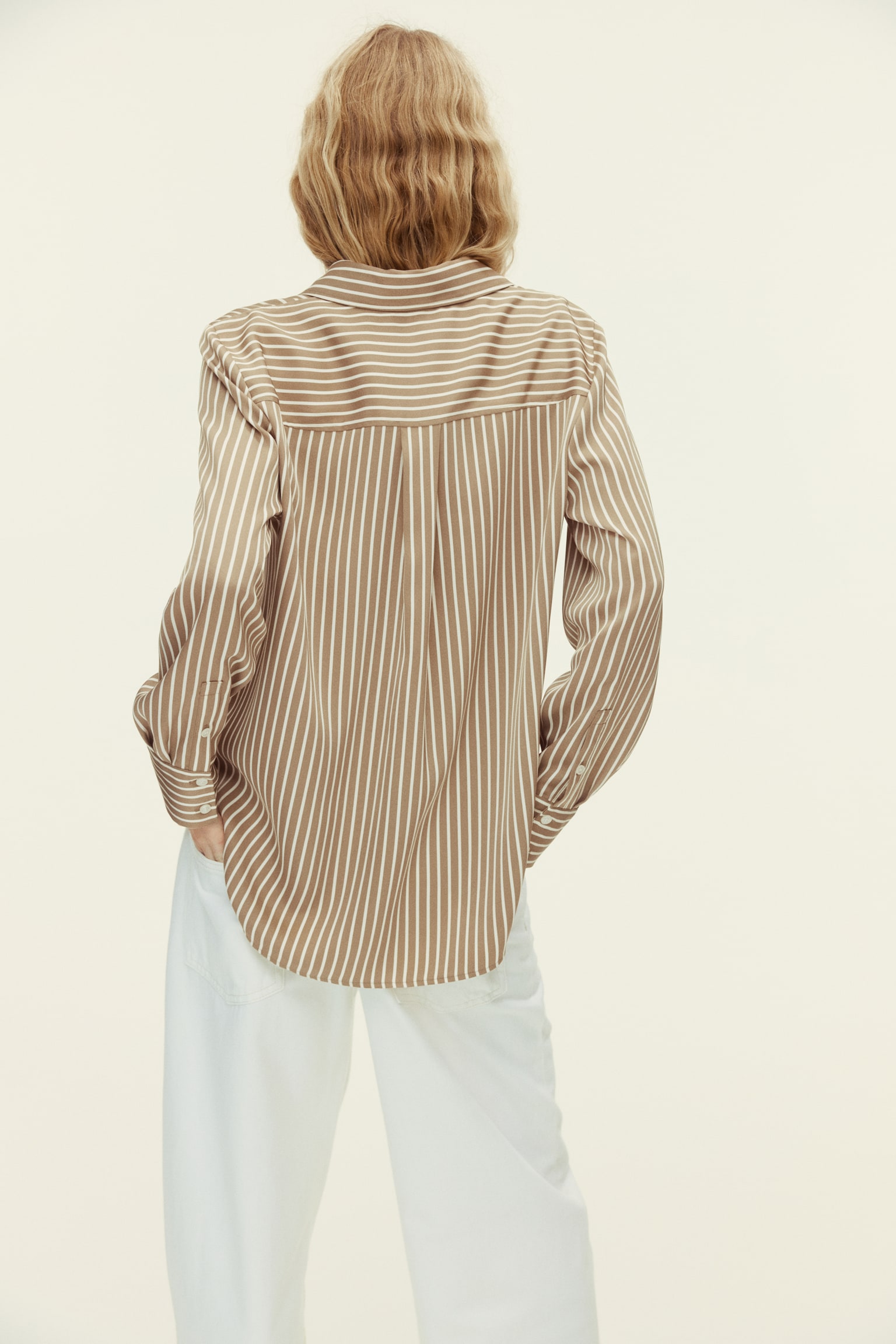 Shirt - Beige/Striped/Navy blue/Striped/White/Burgundy/Pink striped/Black/Navy blue/Patterned/Khaki green/Patterned/Cream/Patterned/Burgundy/Striped - 6