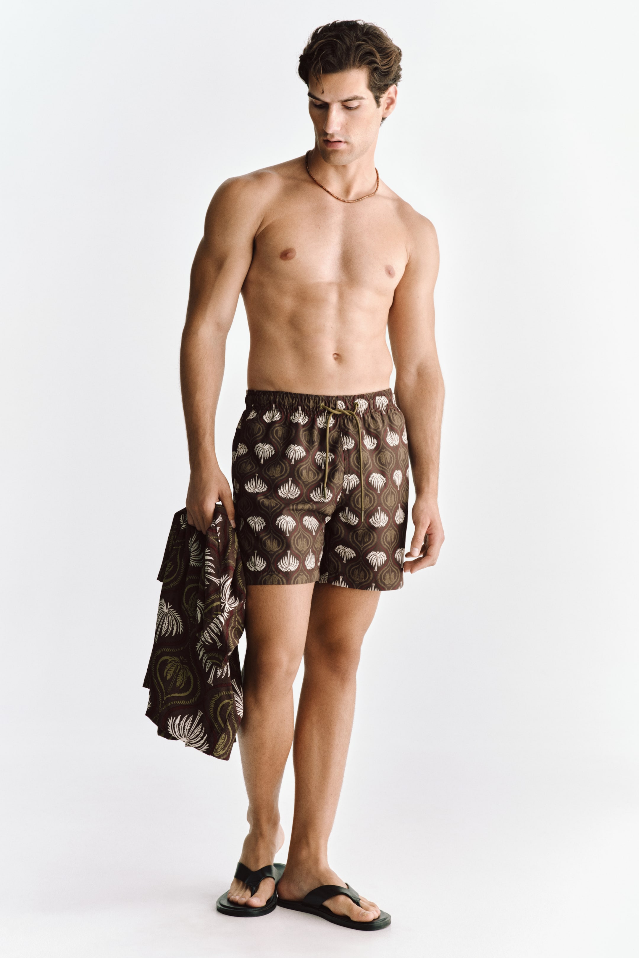 Short de bain à motif