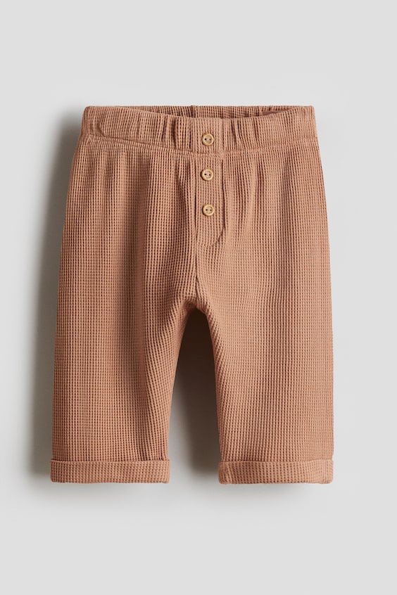 Детские джинсы H&M Waffled Jersey Pants