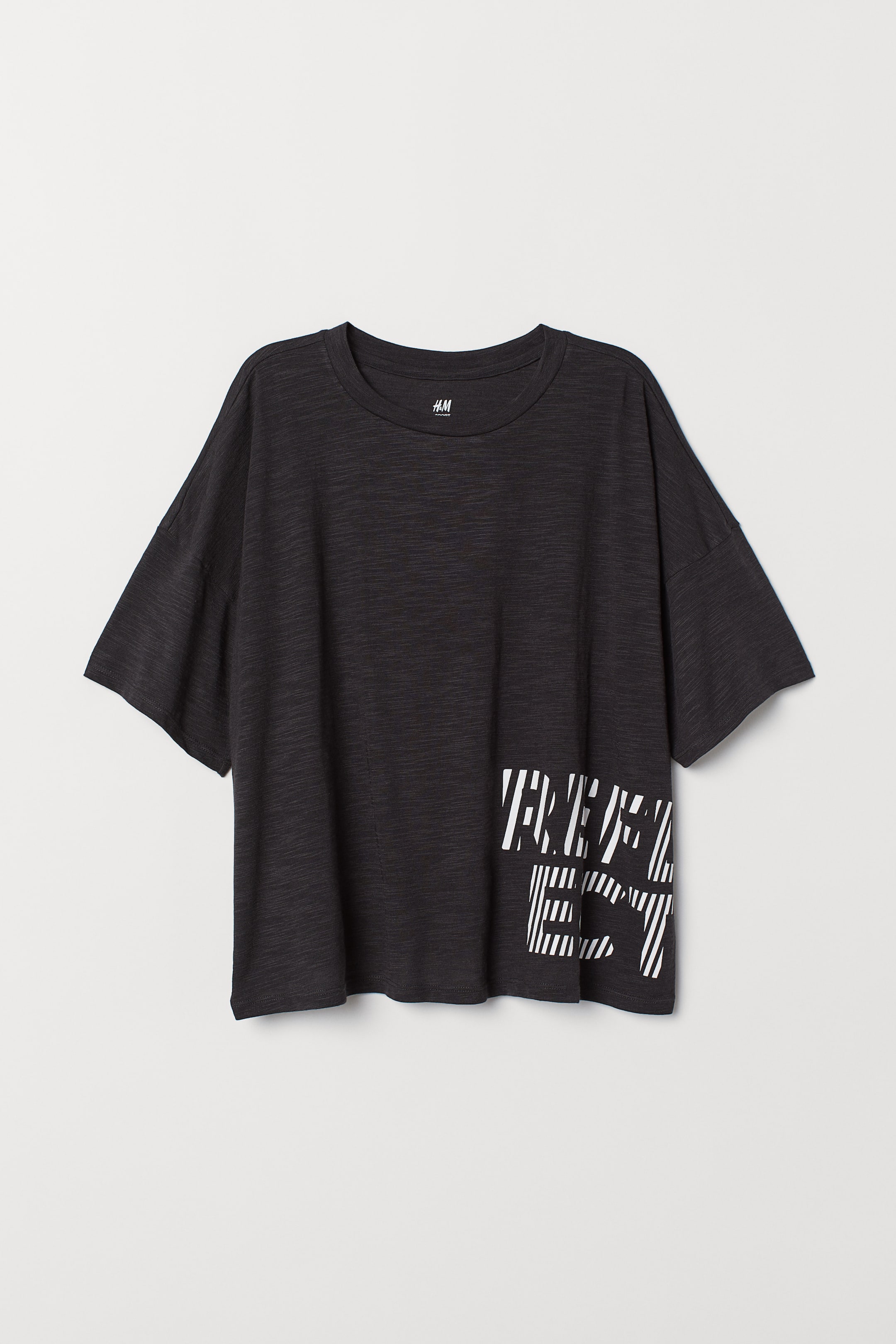 Bedrukken Sporttops Dames Dames Sporttop Lang Zwart Met Print