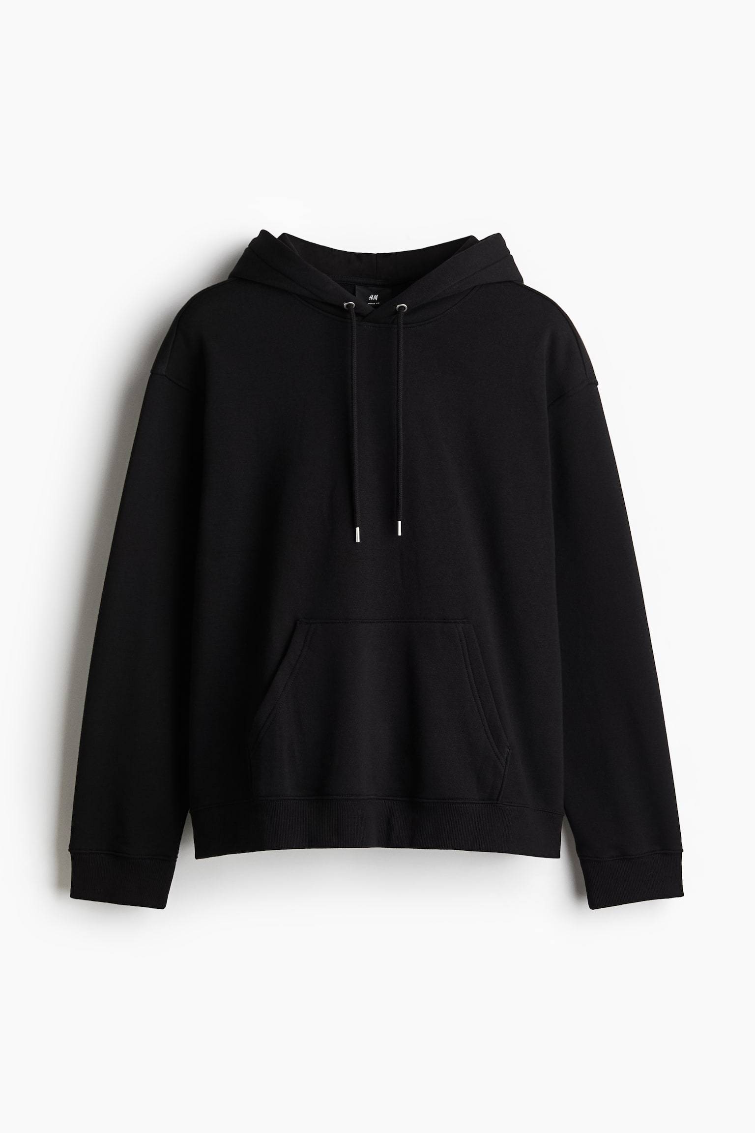 Мужской комплект H&M 2-piece Loose Fit Hoodie and Joggers Set, цвет: Чёрный — фото 8