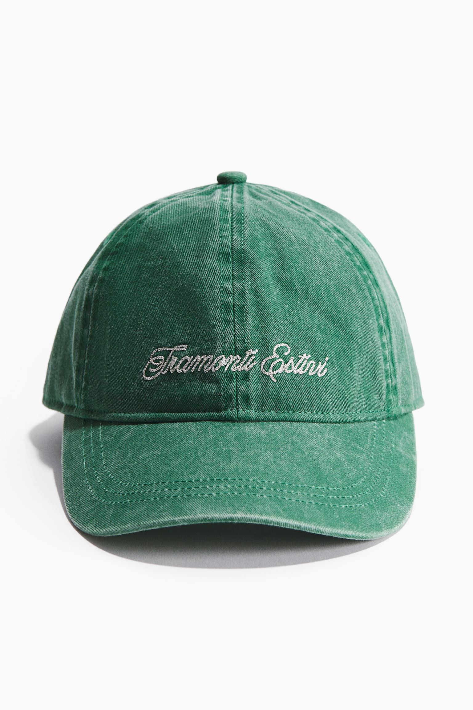 Twill pet met borduursel - Groen/Tramonti Estivi/Marineblauw/Le Marais/Donkerrood/L.A. Athletic/Lichtbeige/Chicago/Donkergroen/Chicago/Donker kakigroen/Atelier/Donkerbruin/Balance/Beige/Running club/Beige/Rowing club/Wit/Tribeca/Dusty roze/San Francisco/Donkerblauw/Running club/Marineblauw/San Francisco