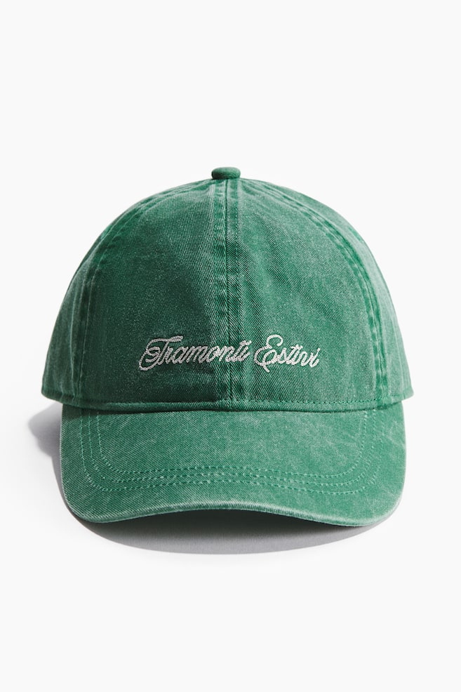 Embroidered-motif Twill Cap - Green/Tramonti Estivi/White/Tribeca/Dark brown/Capri/Black/Atelier Fleur de Rivera/Light beige/Capri/Beige/Rowing Club - 1