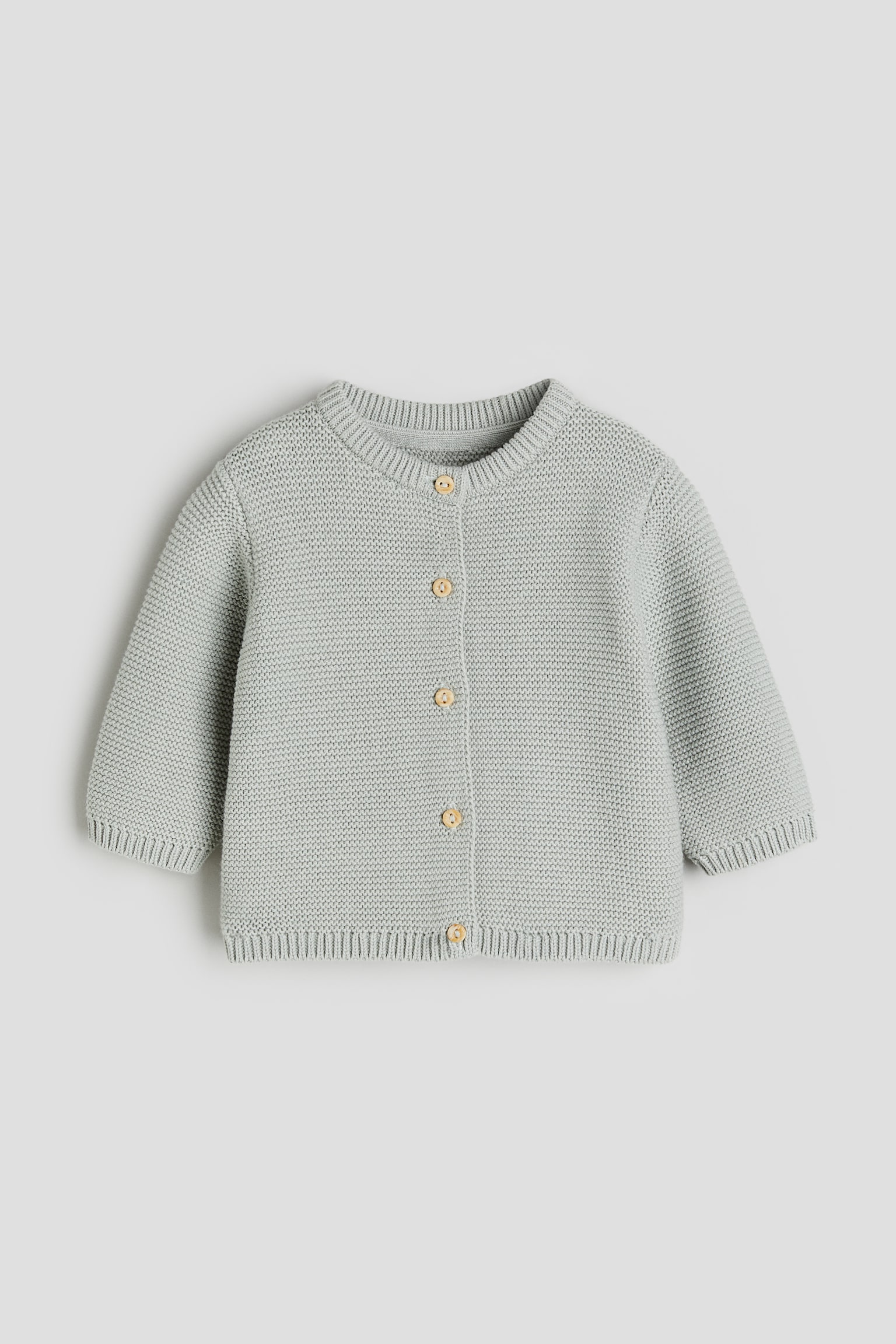 Knit Cardigan - Light dusty green/Light grey/Light pink/Mole/Navy blue - 1