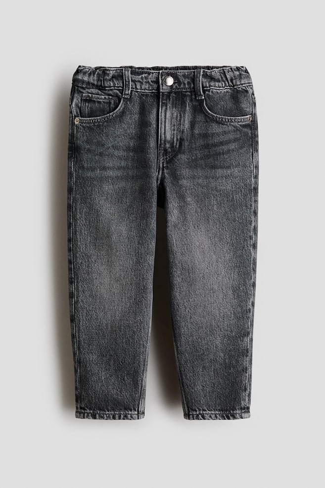 Tapered-Jeans aus Baumwollmix - Dunkelgrau/Helles Denimblau/Dunkles Denimblau/Denimblau/Helles Khakigrün - 1