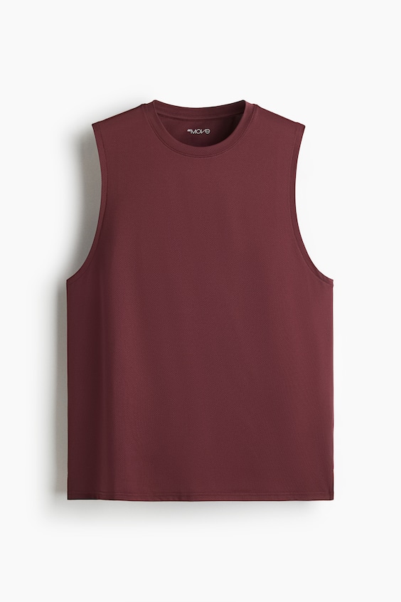 Мужские топы H&M Regular-Fit Sports Tank Top with DryMove™