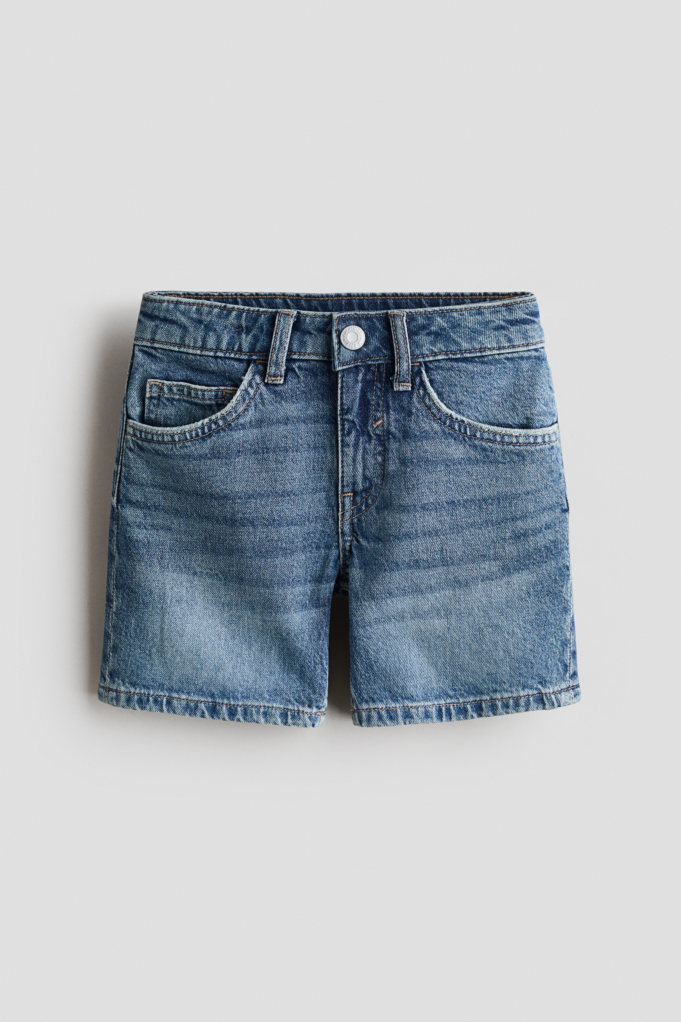 Denim shorts - Denim blue/Washed black/Pale denim blue