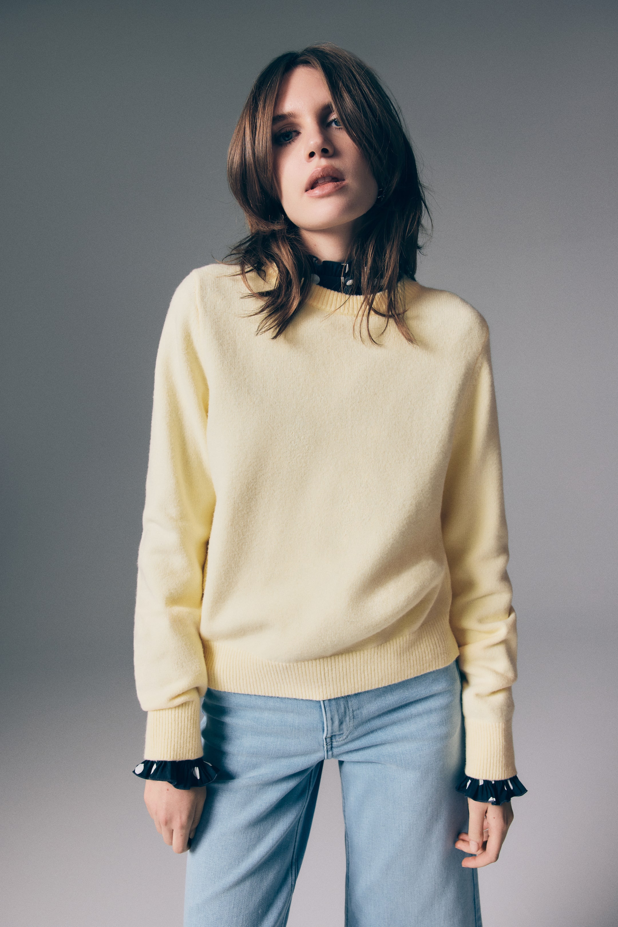 View larger image: Jumper - Light yellow - Ladies | H&M IN 1
