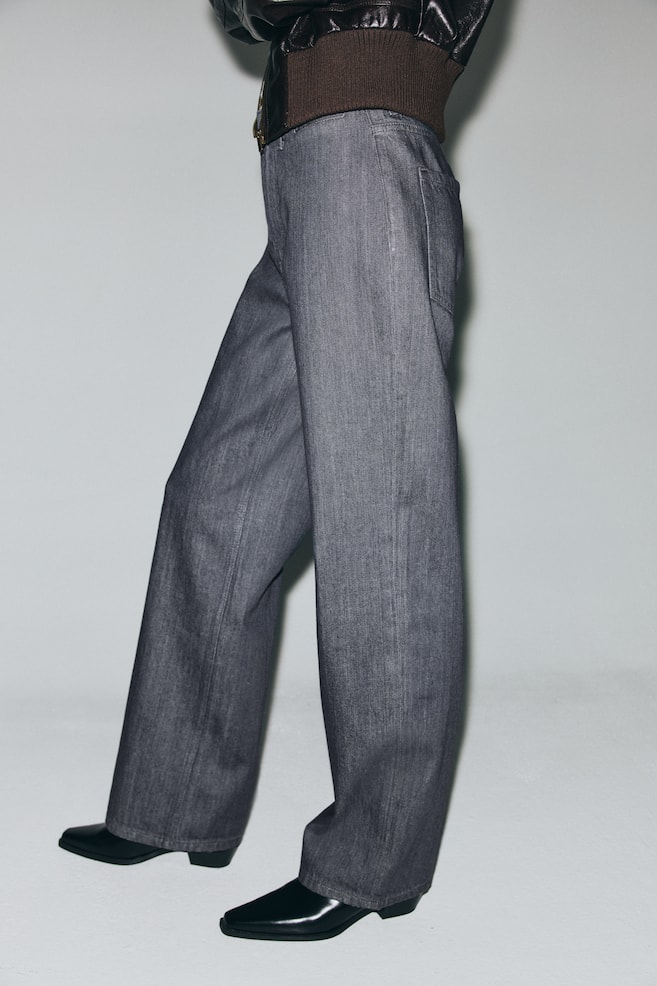 Straight High Jeans - Denim gray/White/Dark denim blue/Denim blue/Denim blue - 4