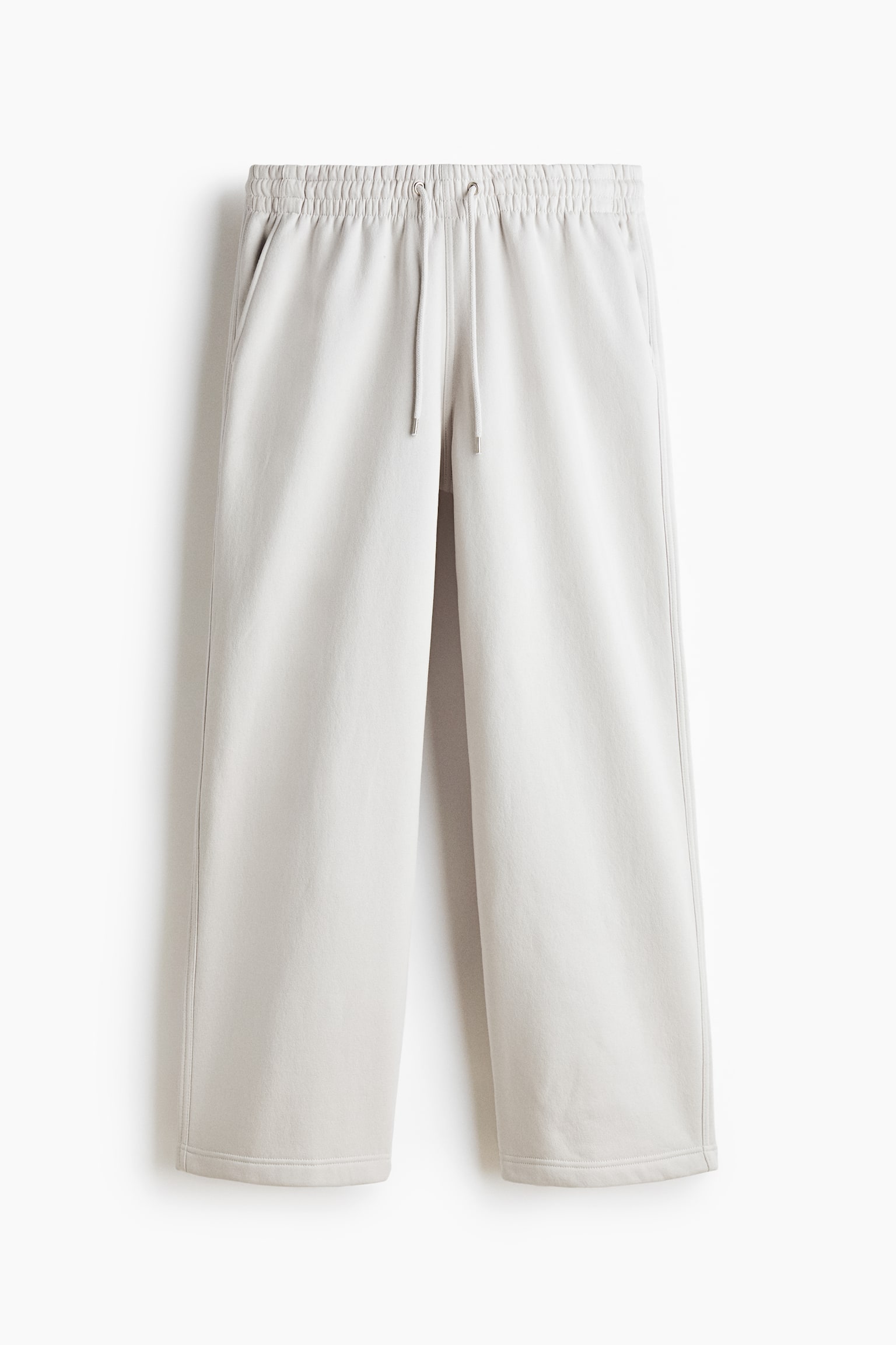 Спортивні штани Loose Fit - Світло-сірий/Темно-синій/Зелений хакі/Коричневий/Чорний/Темний сливово-фіолетовий/Світло-сірий меланж/Кремовий/Сірий - 2