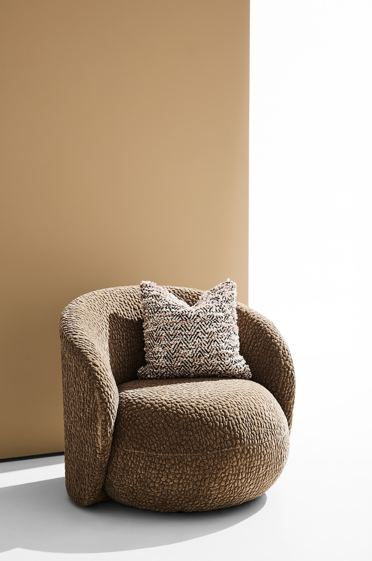 Bloom Lænestol - Grøn/Brunt/Naturhvid/Chokoladebrun/Beige/Cremefarvet