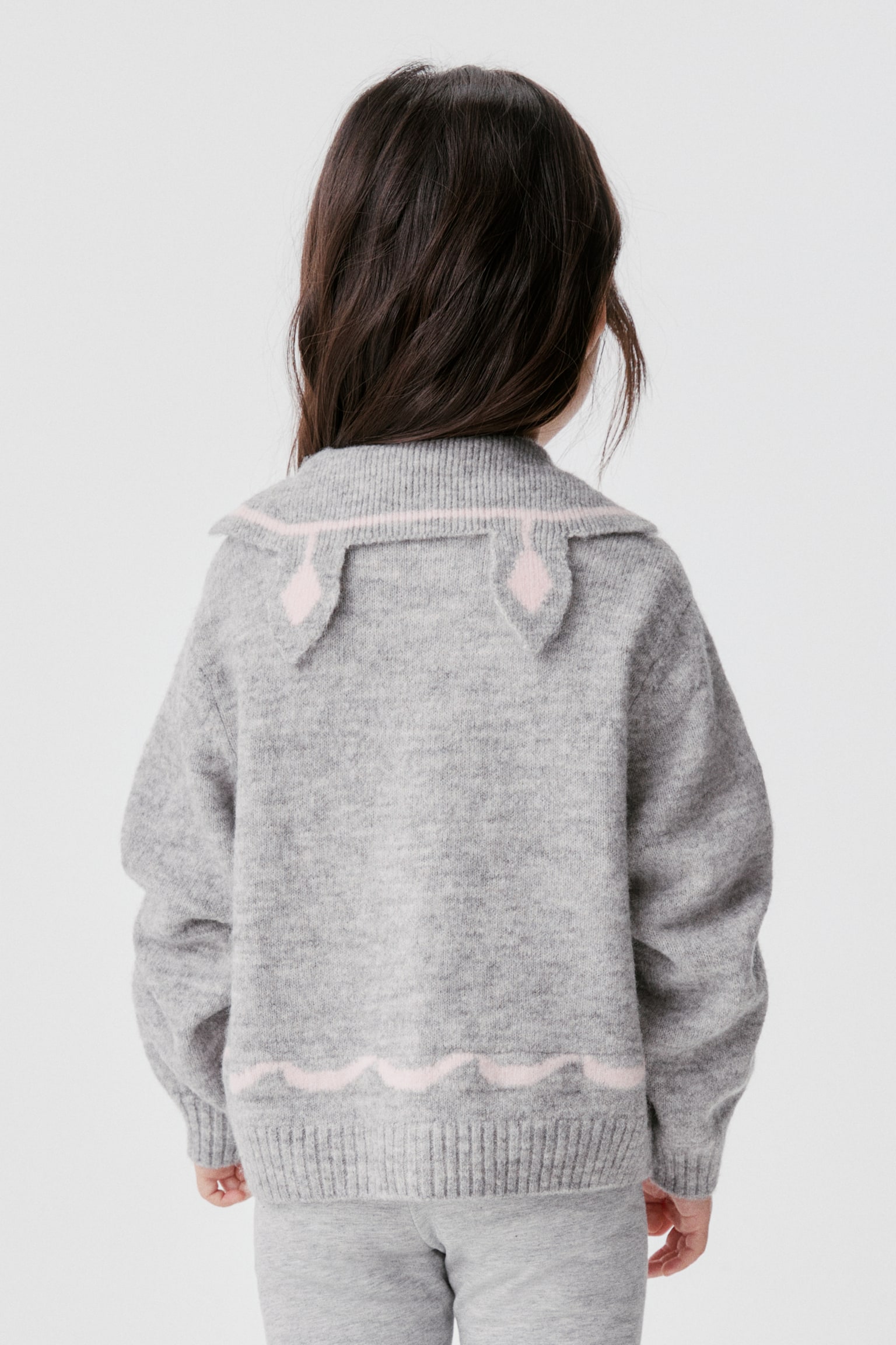 ディテールカーディガン - ライトグレー／ズートピア - 4