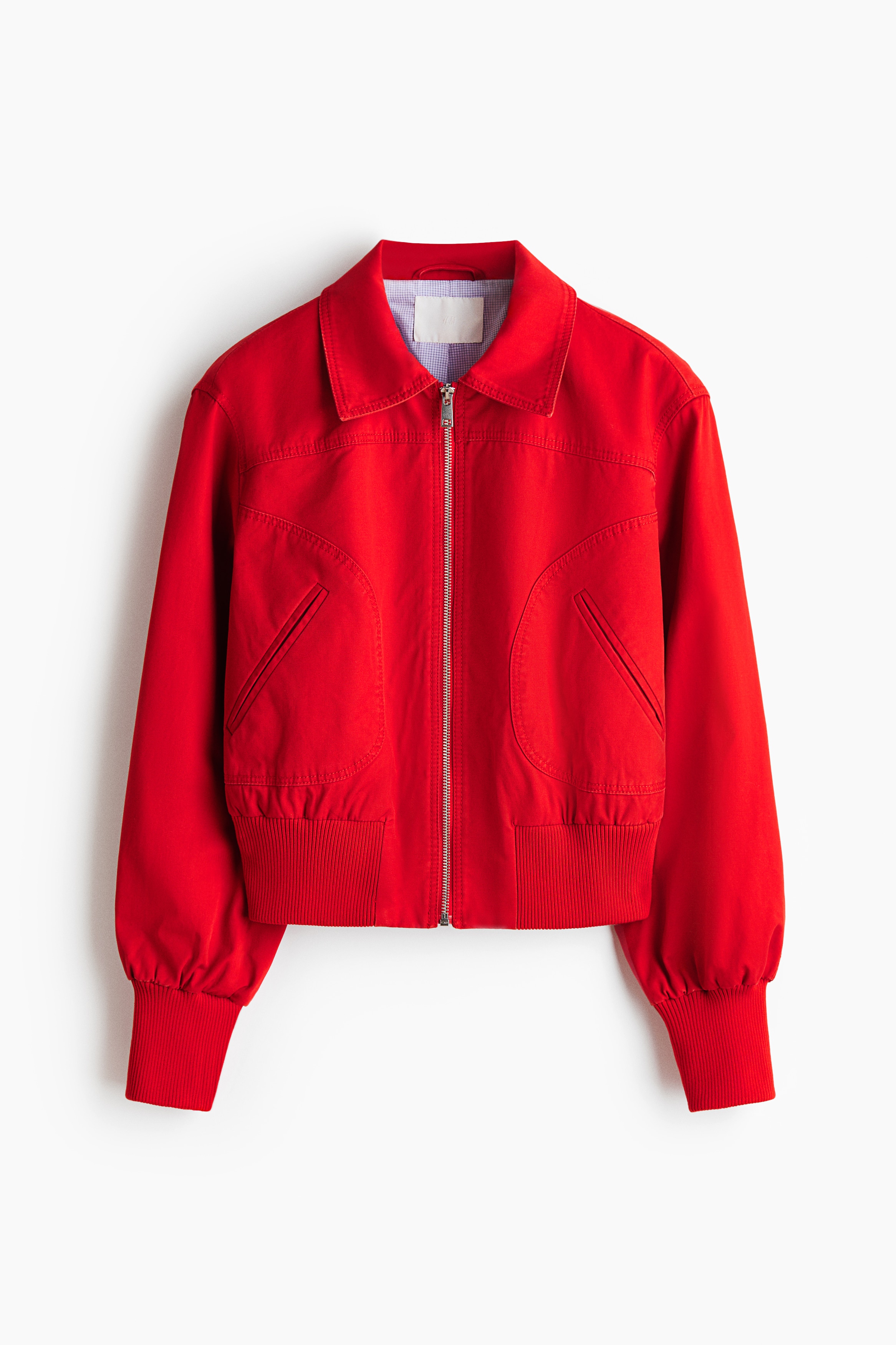 Cotton twill jacket - Red