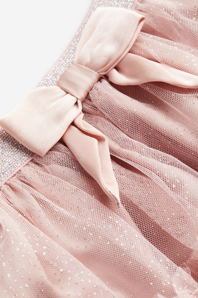 Tulle skirt - Dusty pink/Black/Glittery - 4