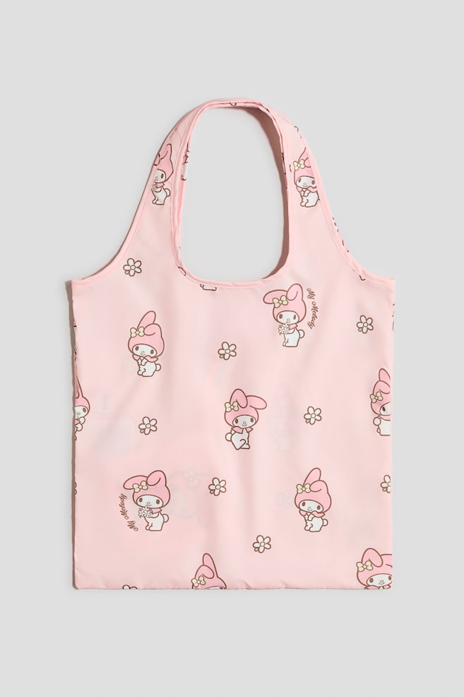 Faltbare Tote Bag - Hellrosa/My Melody - 1