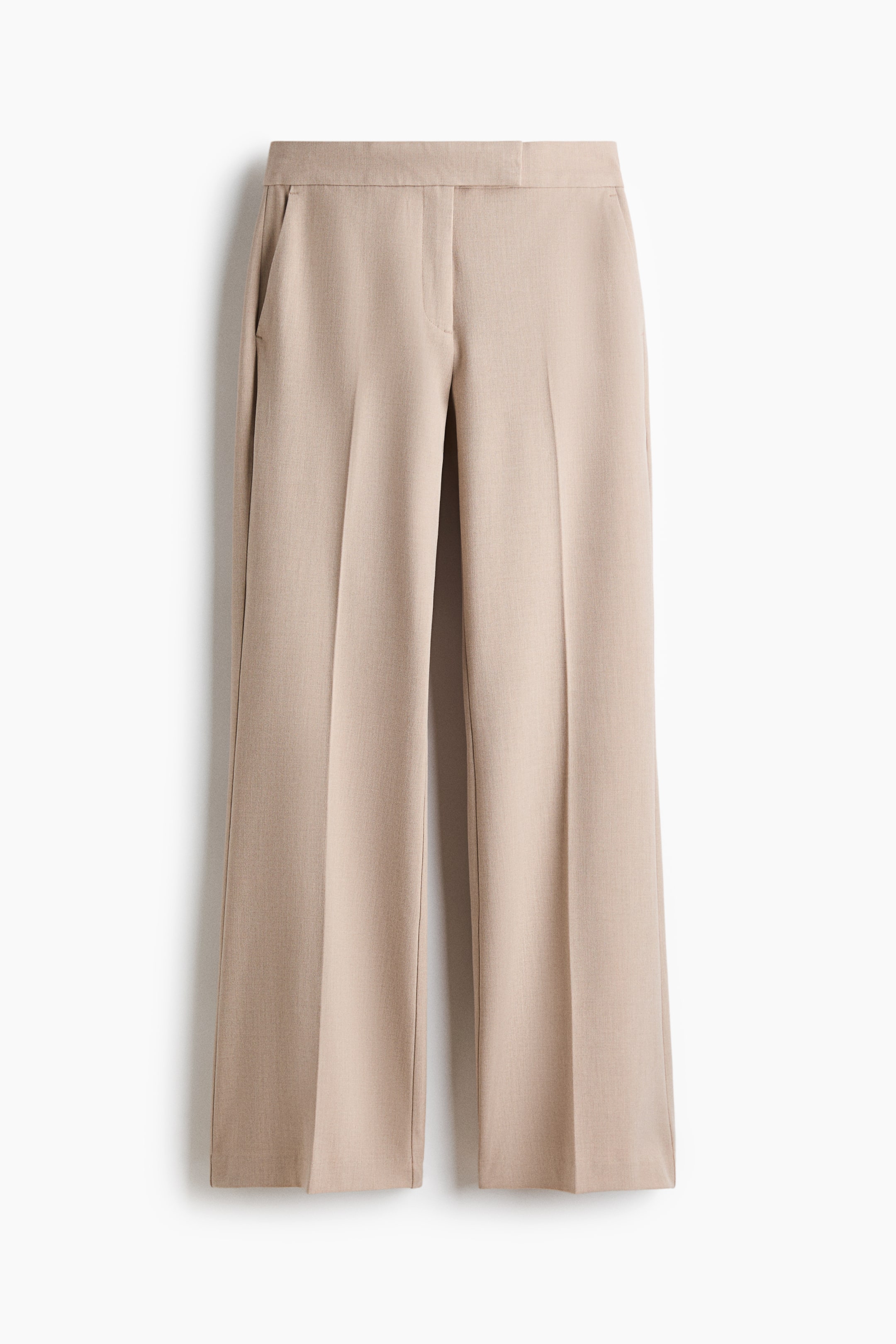 View larger image: Flared trousers - Light beige - Ladies | H&M IN 1