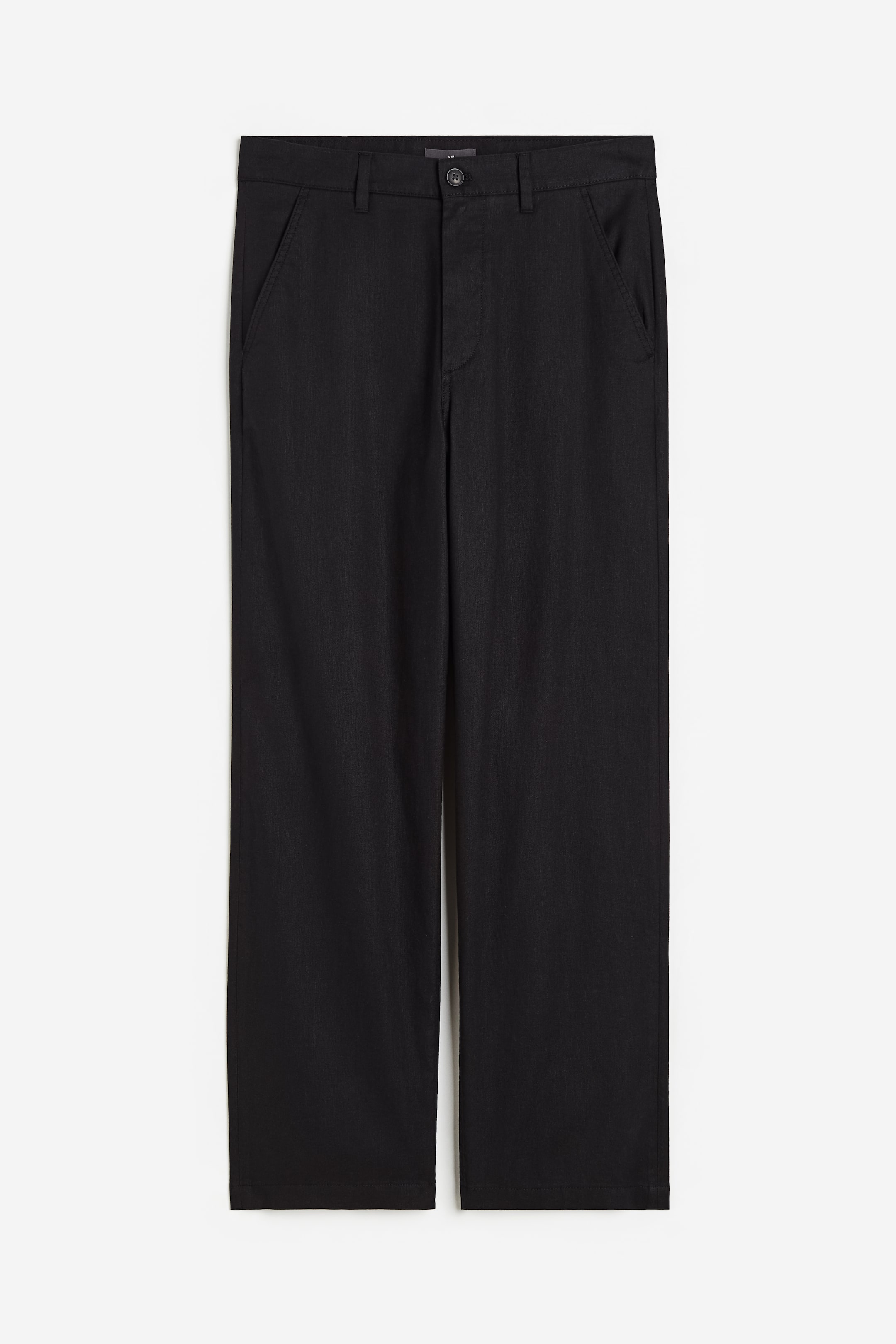 Relaxed Fit Linen-blend Pants