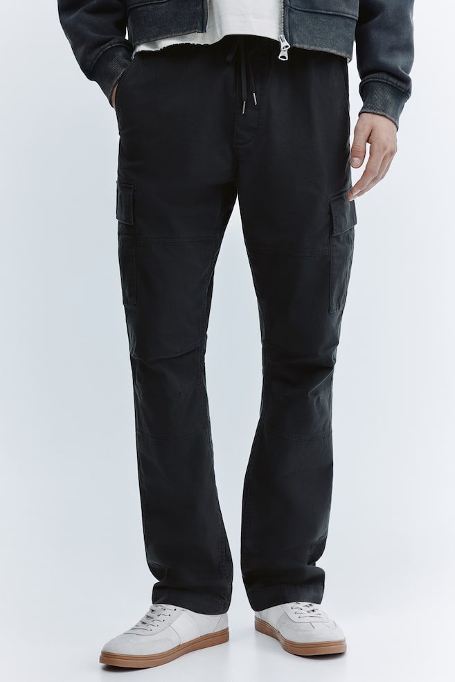 Slim-Fit Cargo Pants-Dark gray - 4