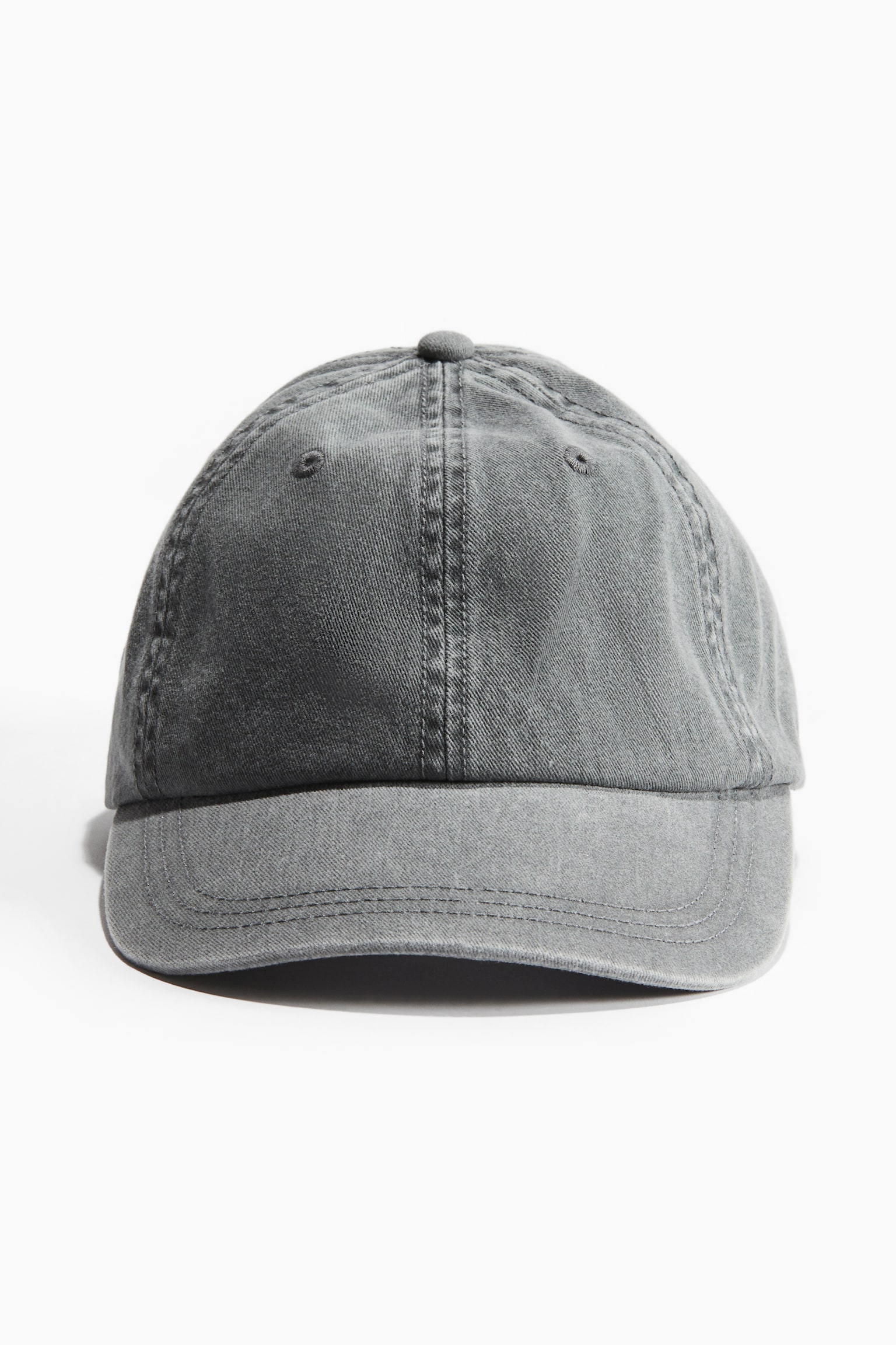 Cotton twill cap - Grey/Black/Washed/Navy blue/Brown/Light beige - 1