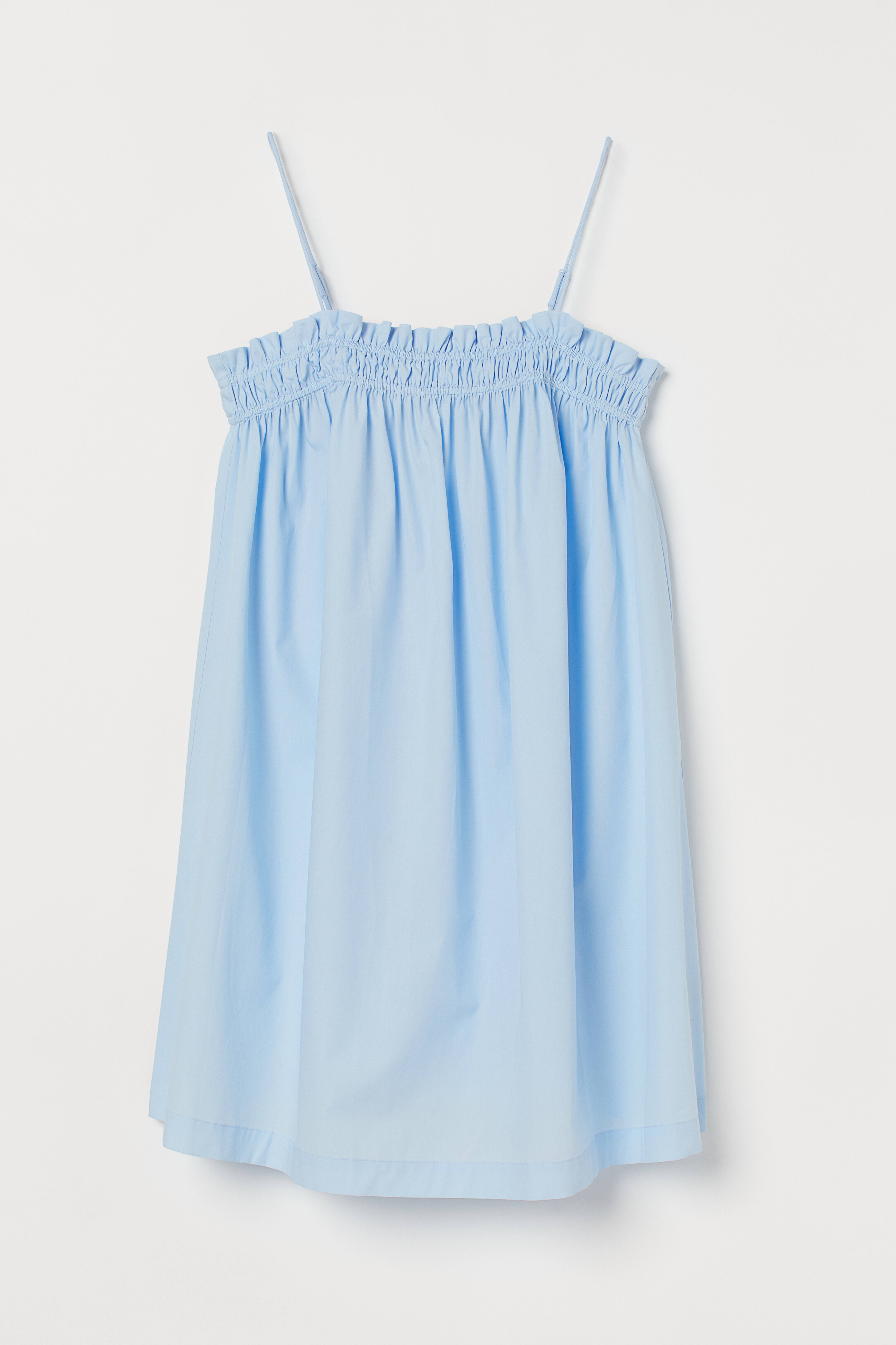 H&m light blue dress best sale