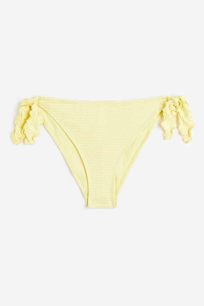 Bikini bottoms - Light yellow/White/Floral/White/Green striped - 2