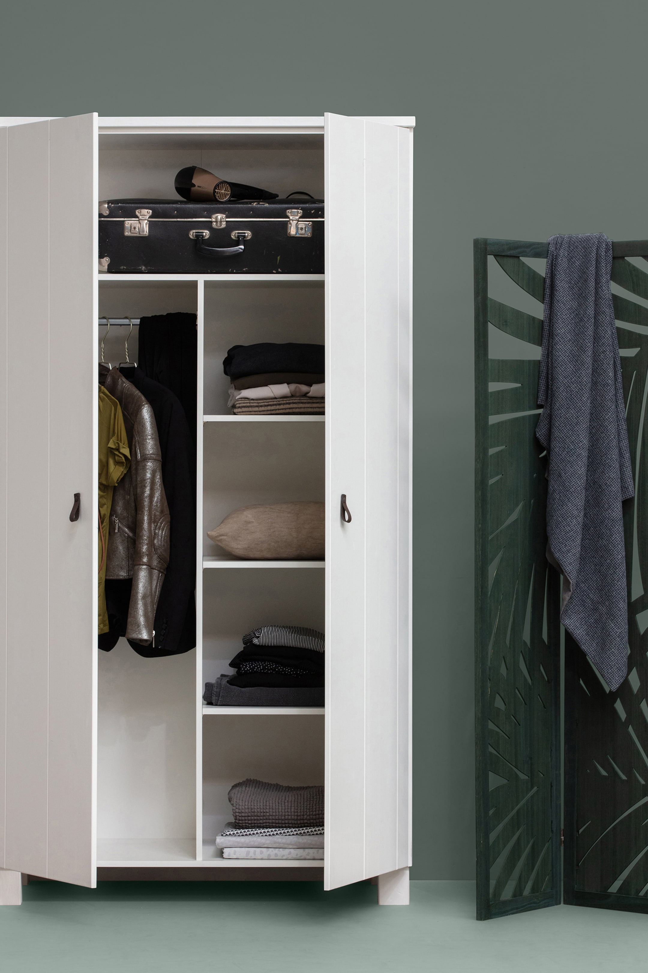 Agrandir l'image: Ties Garderobekast - Wit - WOOOD - HOME | H&M BE 1