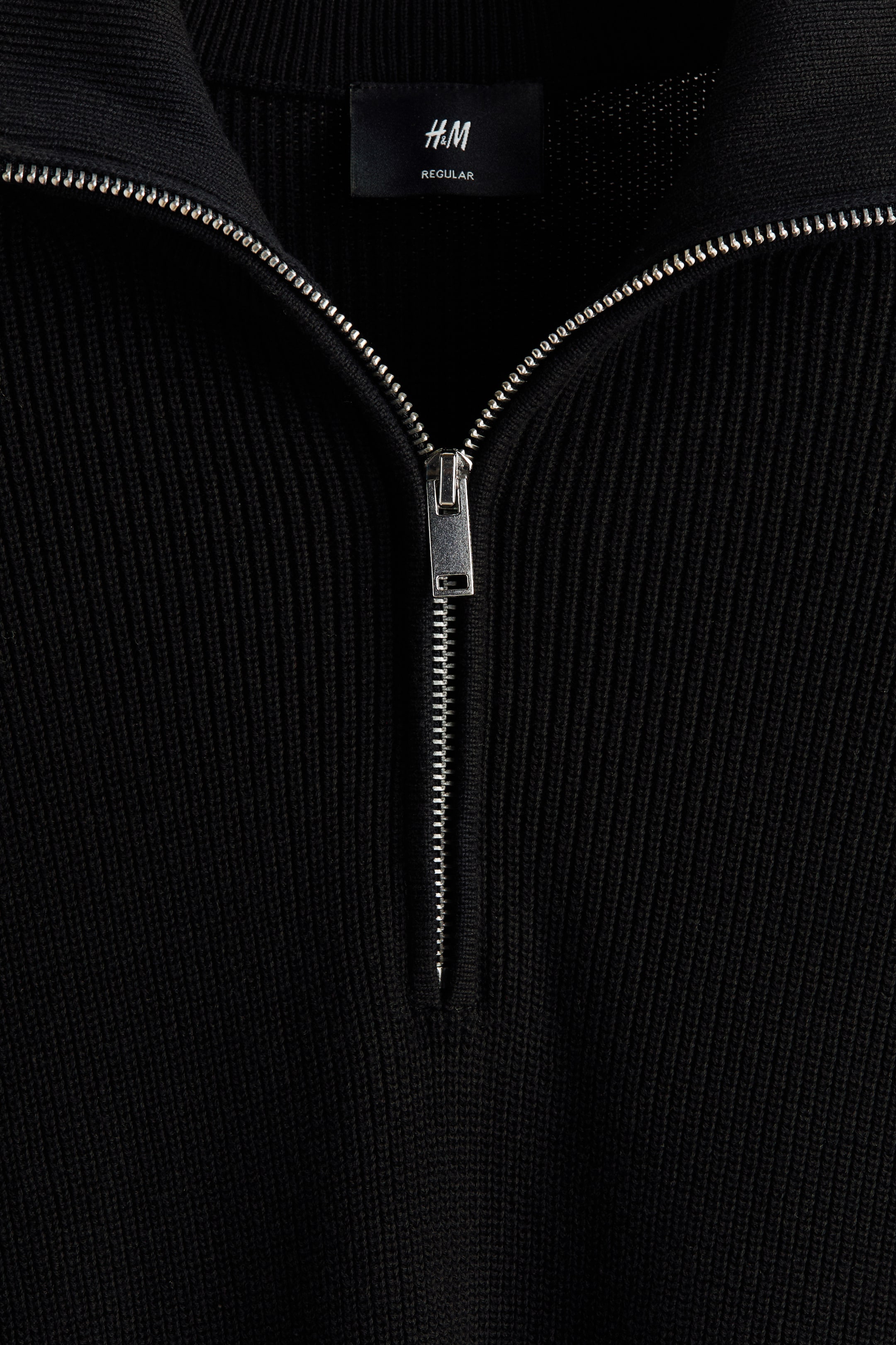 Regular-Fit Half-Zip Sweater