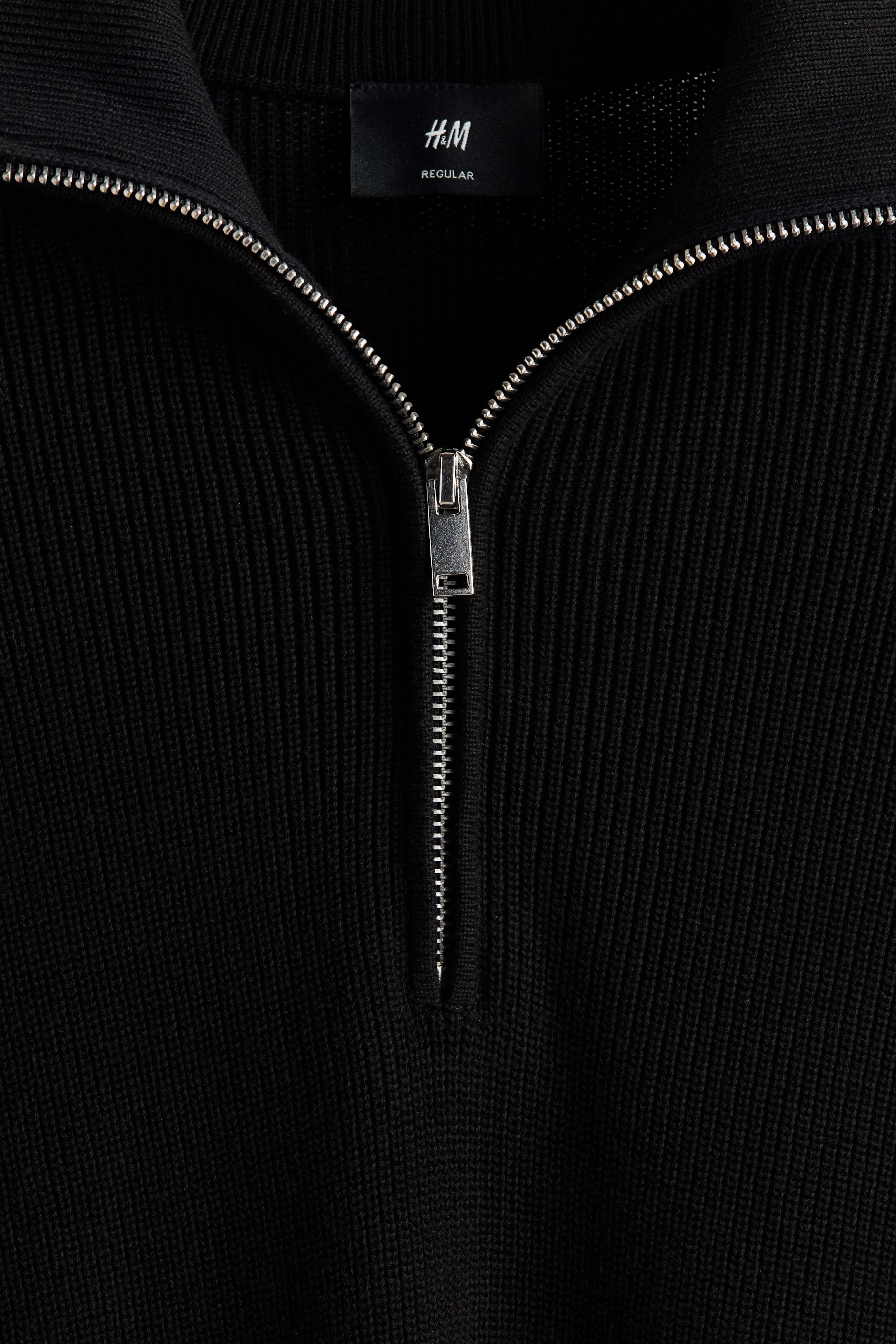 Regular-Fit Half-Zip Sweater