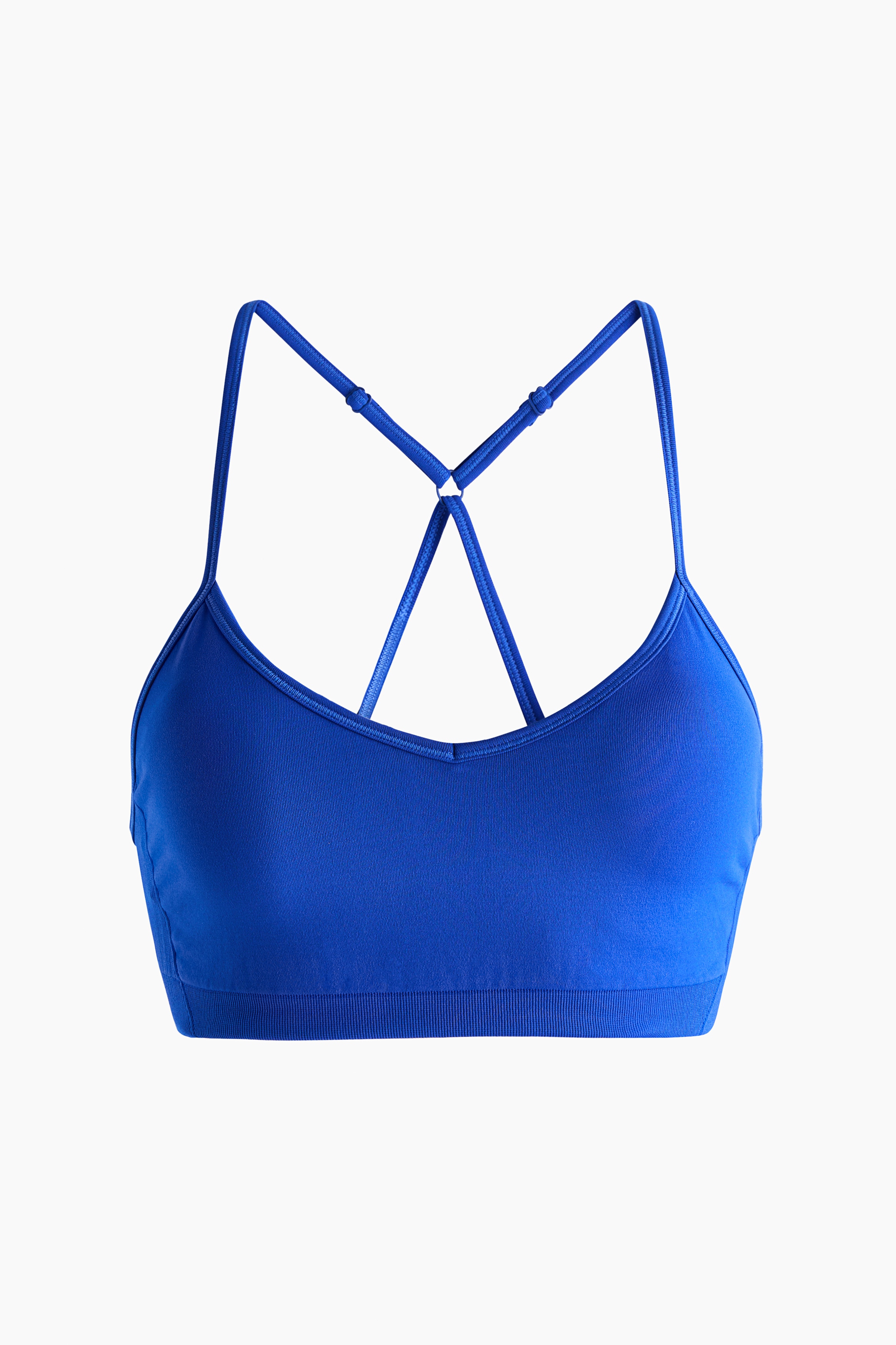 Športová podprsenka Medium Seamless DryMove™ - Kobaltová/Čierna