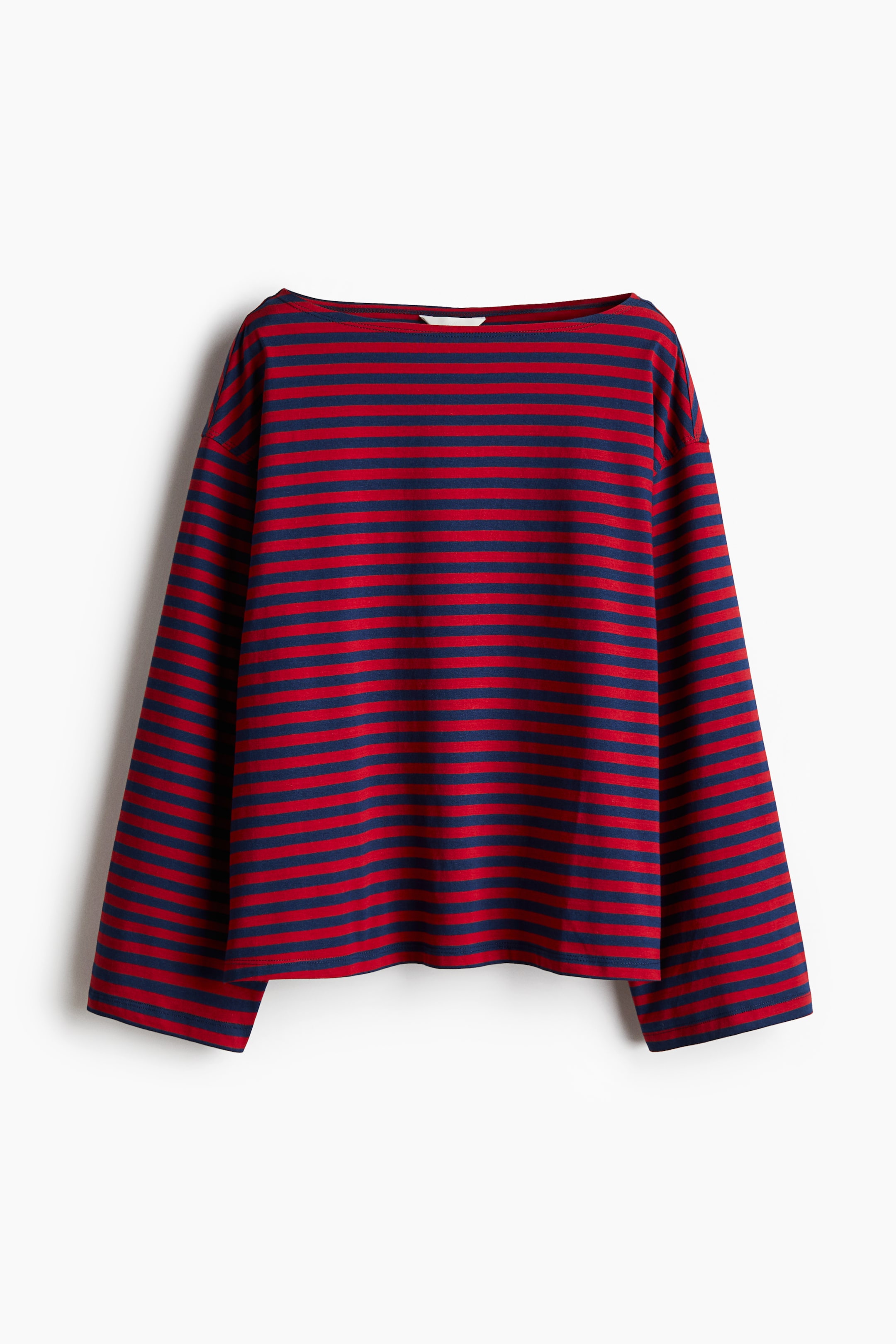 Boat-Neck Cotton Top