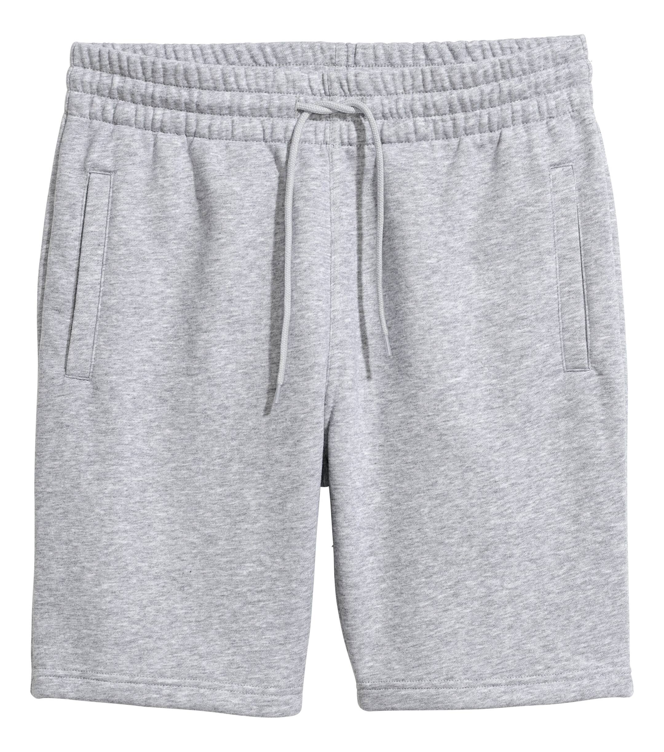 拡大画像を表示: スウェットショートパンツ - グレーメランジ - Men | H&M JP 1