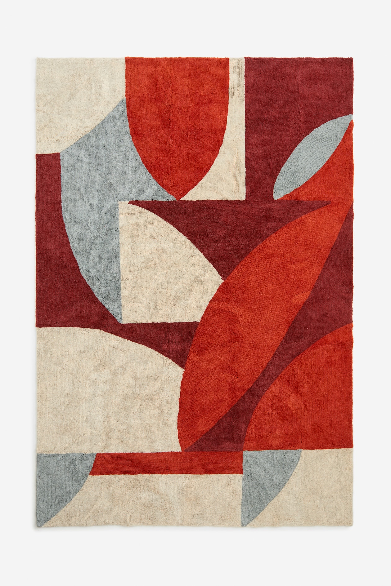 Large Wool Rugs Top View Dark red/patterned Large Wool Rug at H&M Home | H&M US