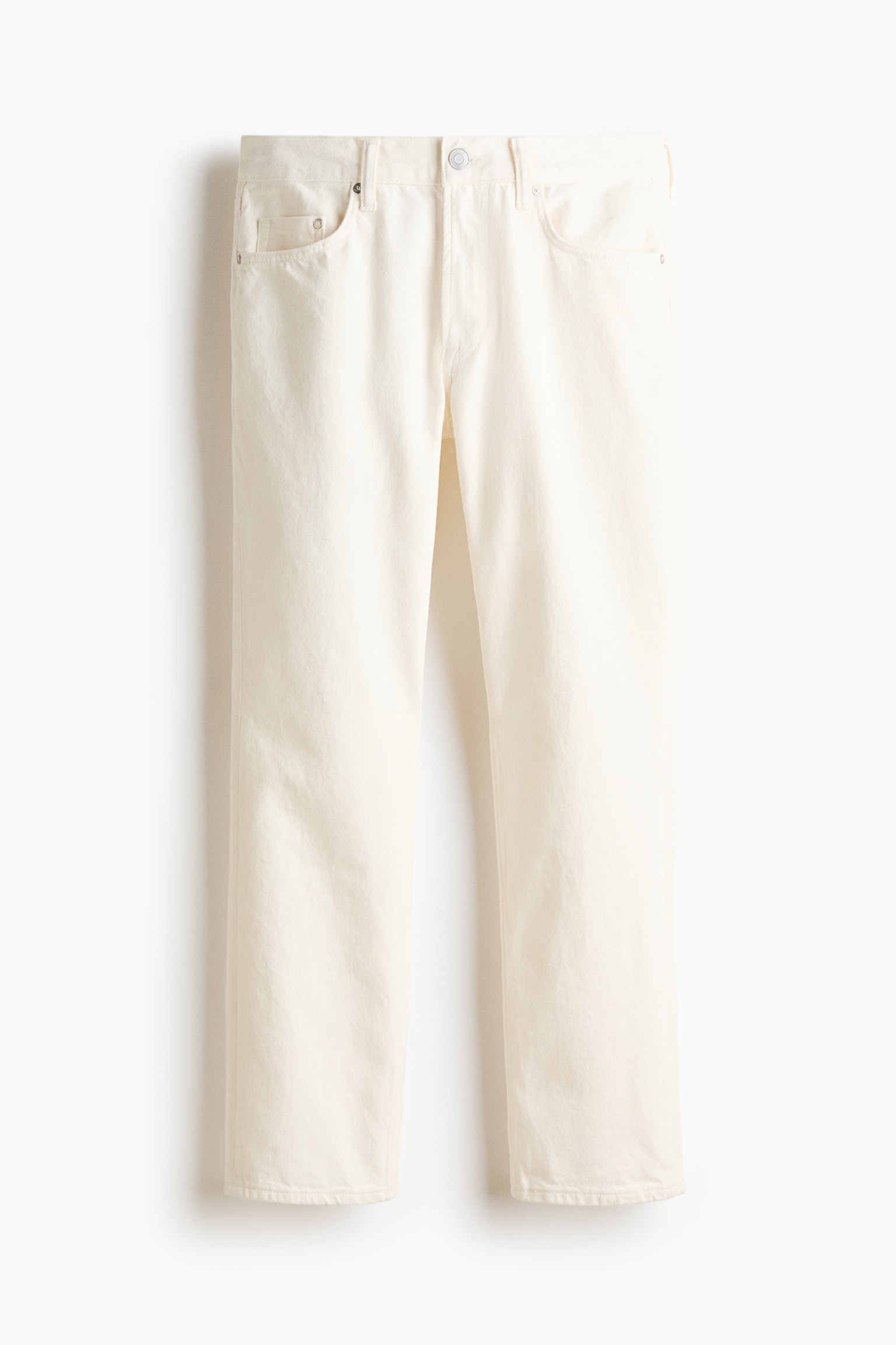 Slim Jeans - Blanc/Bleu denim clair