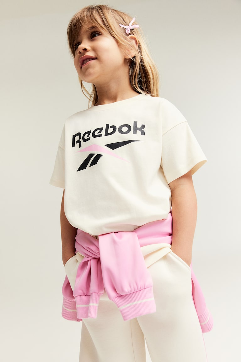 Oversized T-shirt with Printed Motif