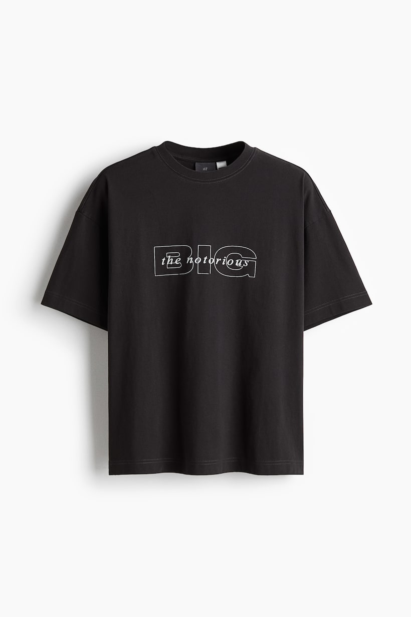 Fender Camiseta Oversize Hombre H&m Men's Oversized T-Shirts