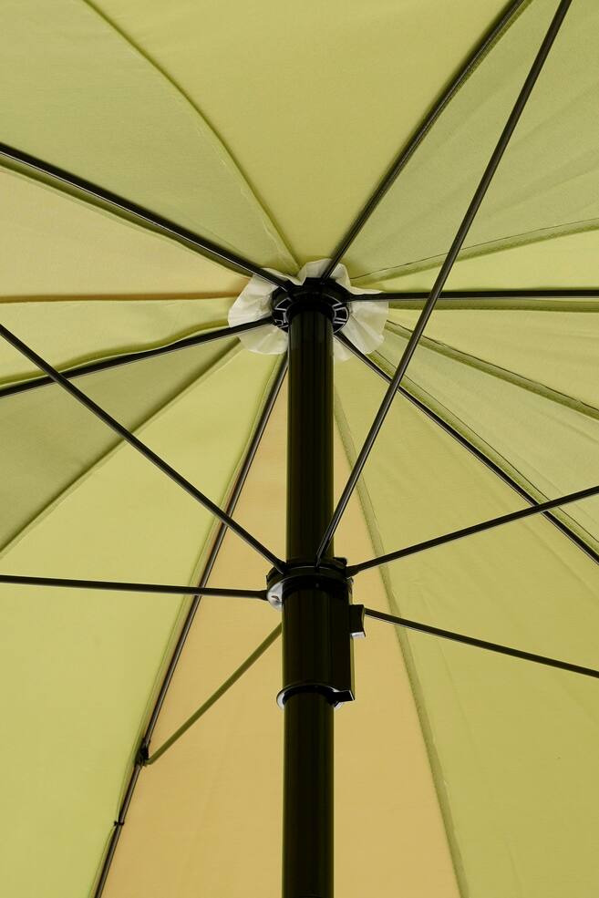 Vippende parasol - Grøn/Pink - 4