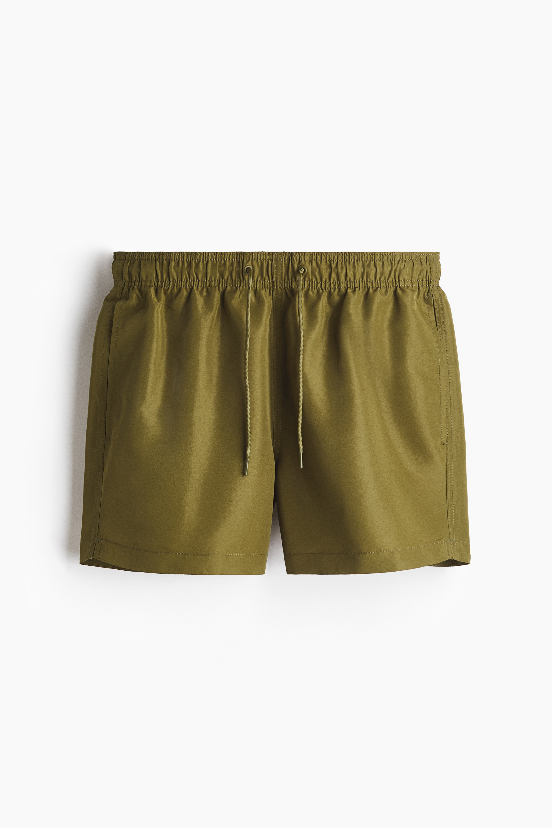 Swim Shorts - Olive green/Light beige
