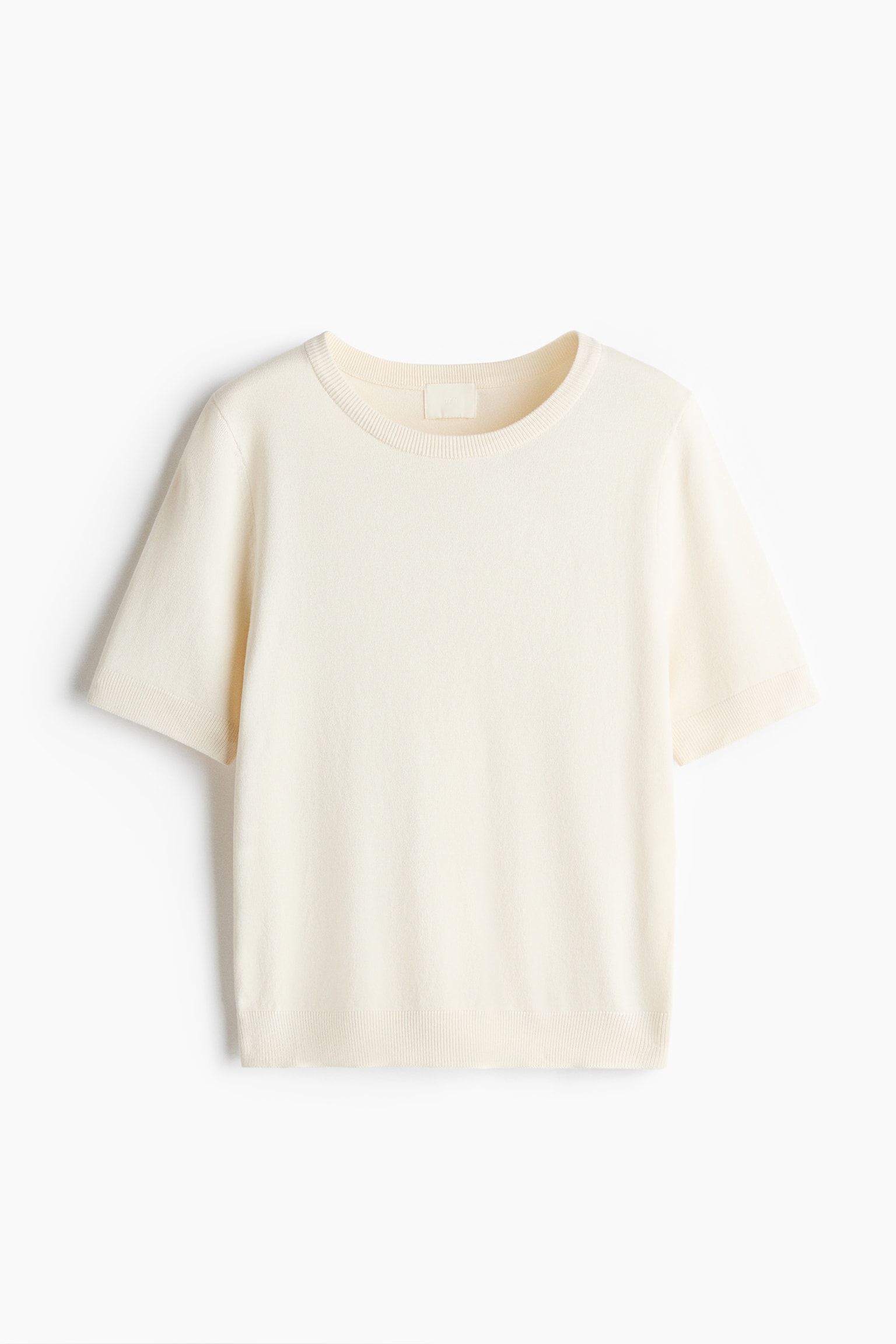 Fine-knit top - Cream/Dark mole/Cream/Grey marl/Black/Lilac