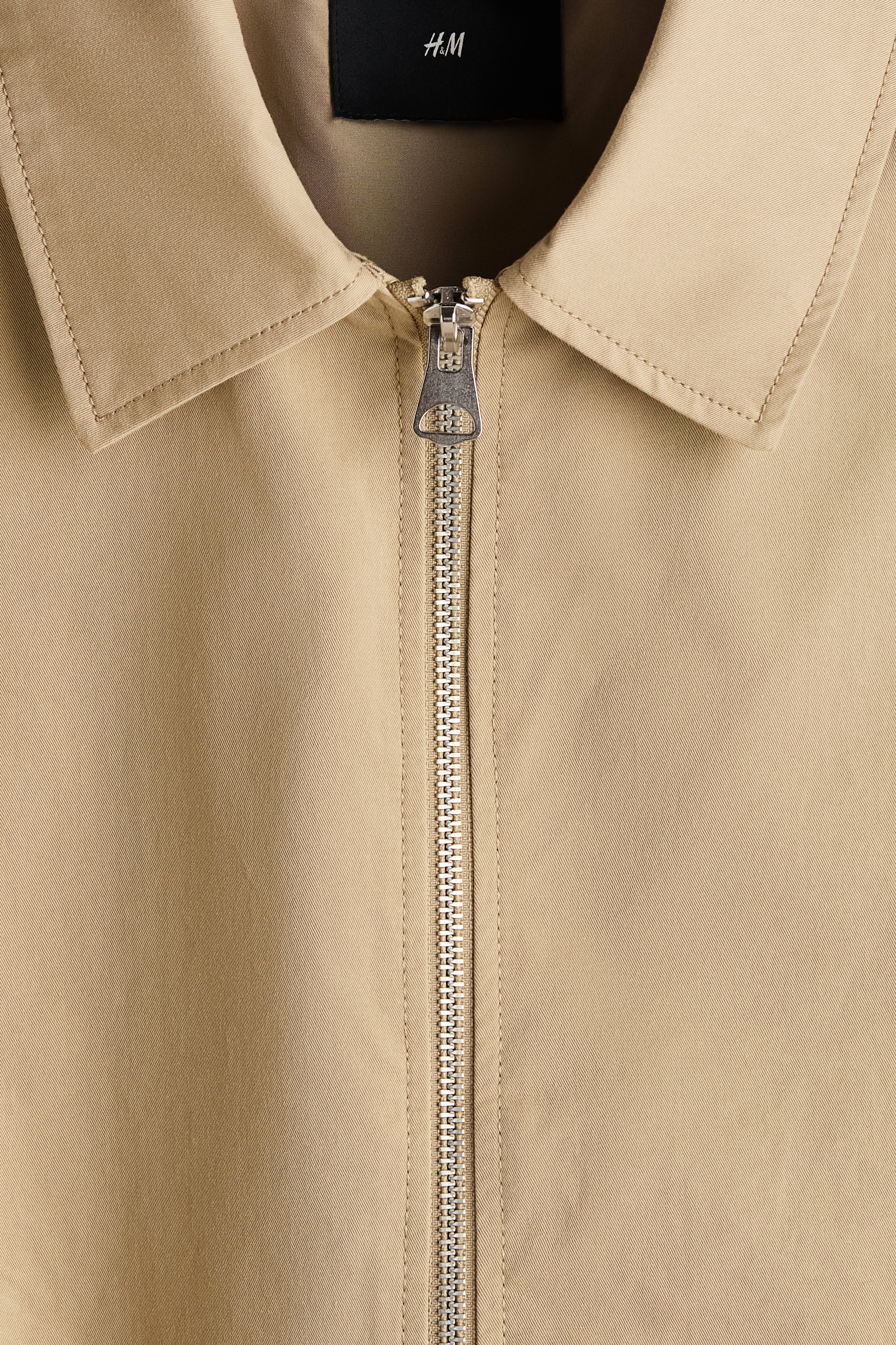 Cotton Jacket with Collar