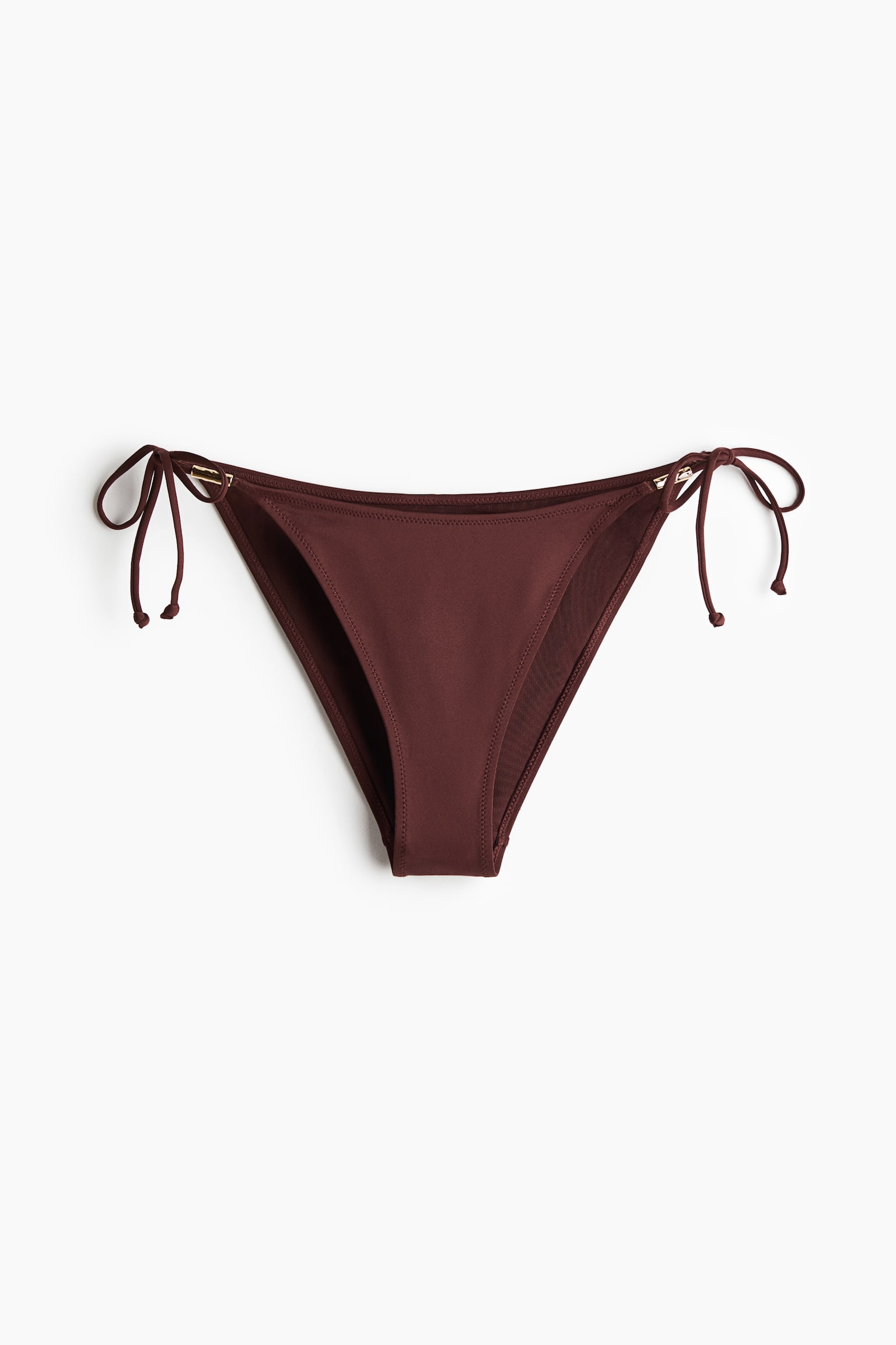 Cheeky Tie tanga bikini bottoms - Dark brown - 2