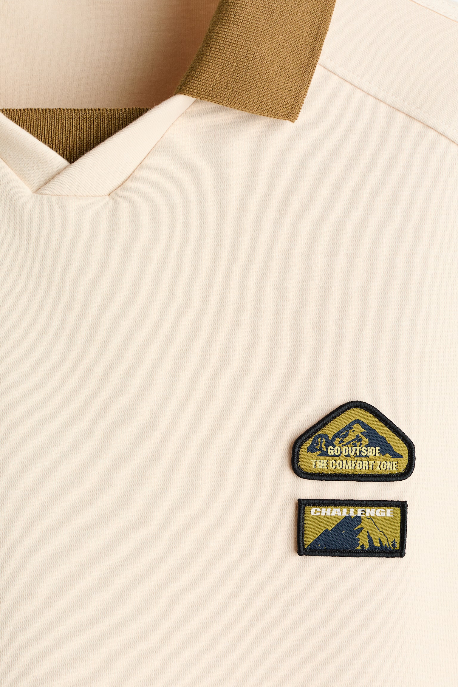 Loose Fit Polo shirt - Beige/Comfort Zone/Dark beige/Challenge Out - 5