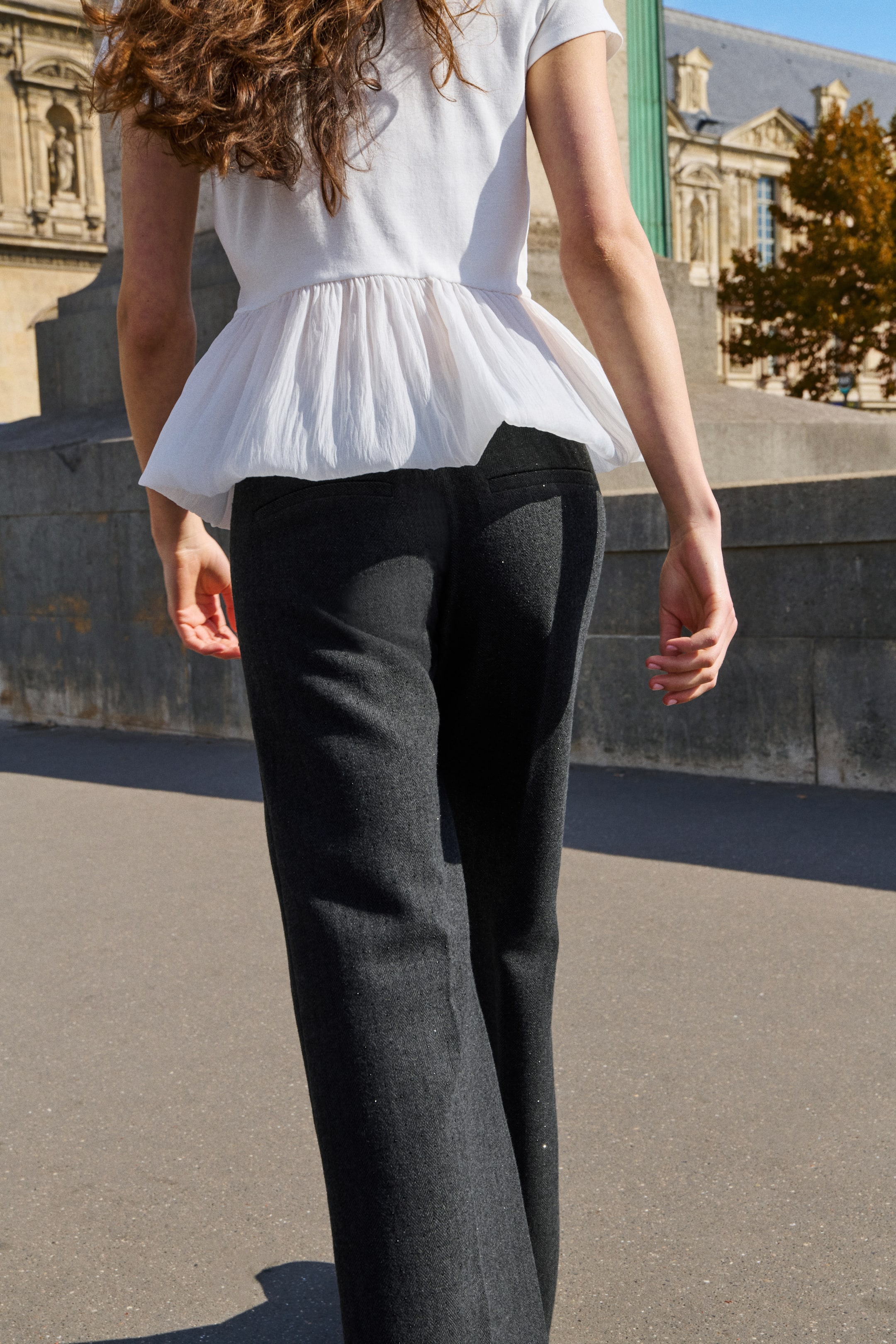 Zobacz większy obraz: Embellished trousers - Ciemnoszary - ONA | H&M PL 5