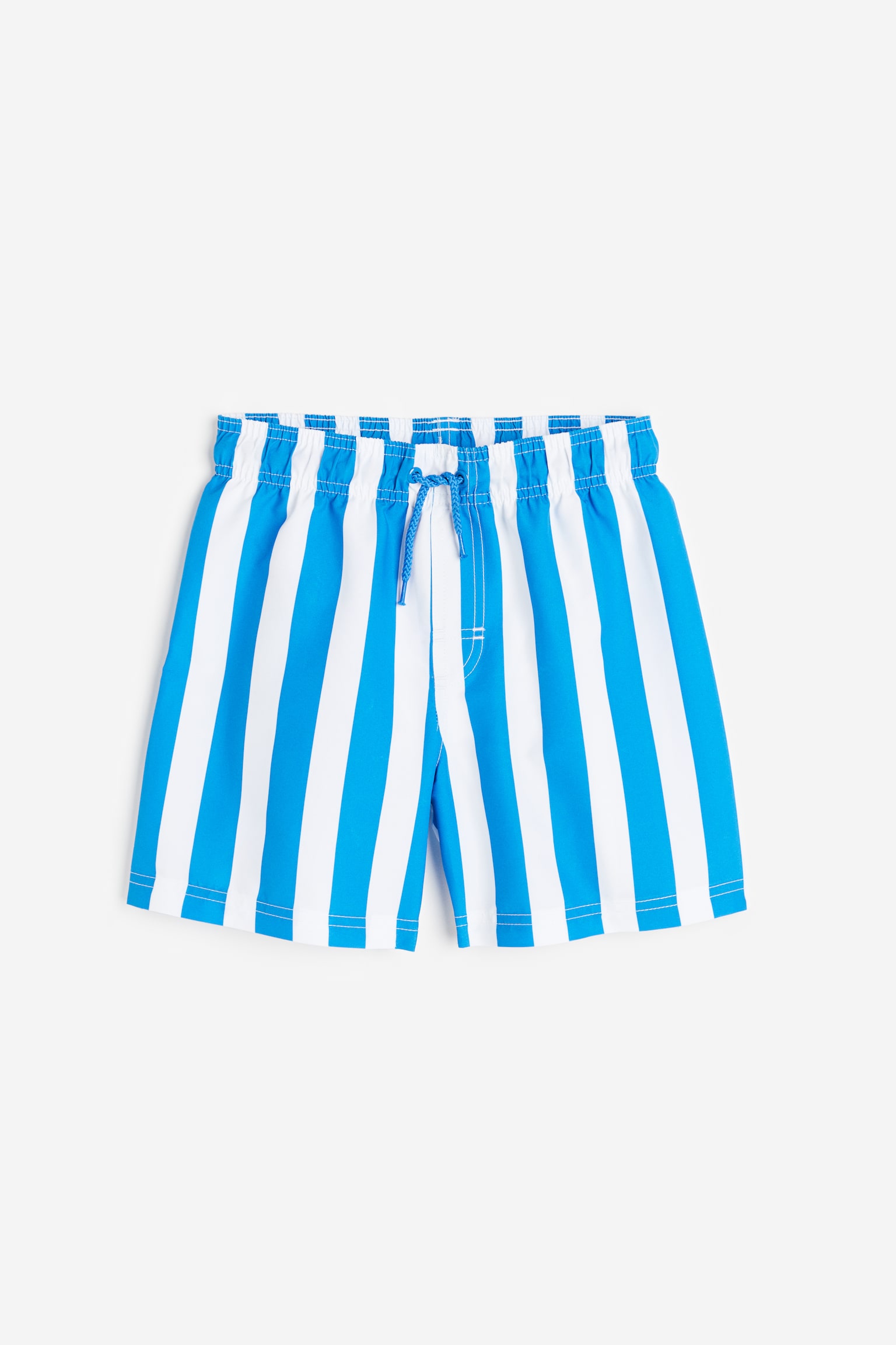 Swim shorts - Bright blue/Striped/Brown/Striped - 1